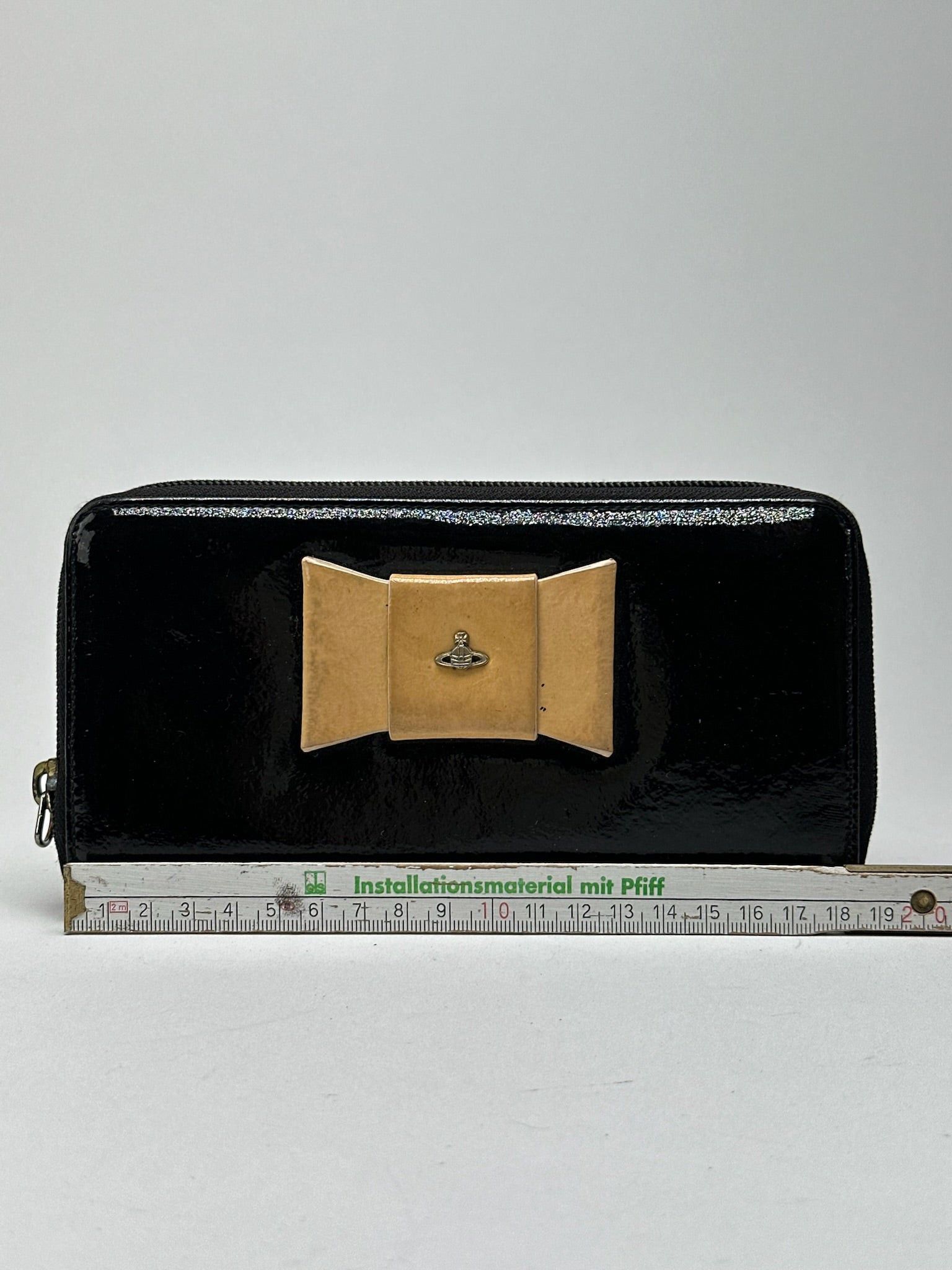 Vivienne Westwood Vintage Patent leather wallet black Size ONE SIZE - 2 Thumbnail