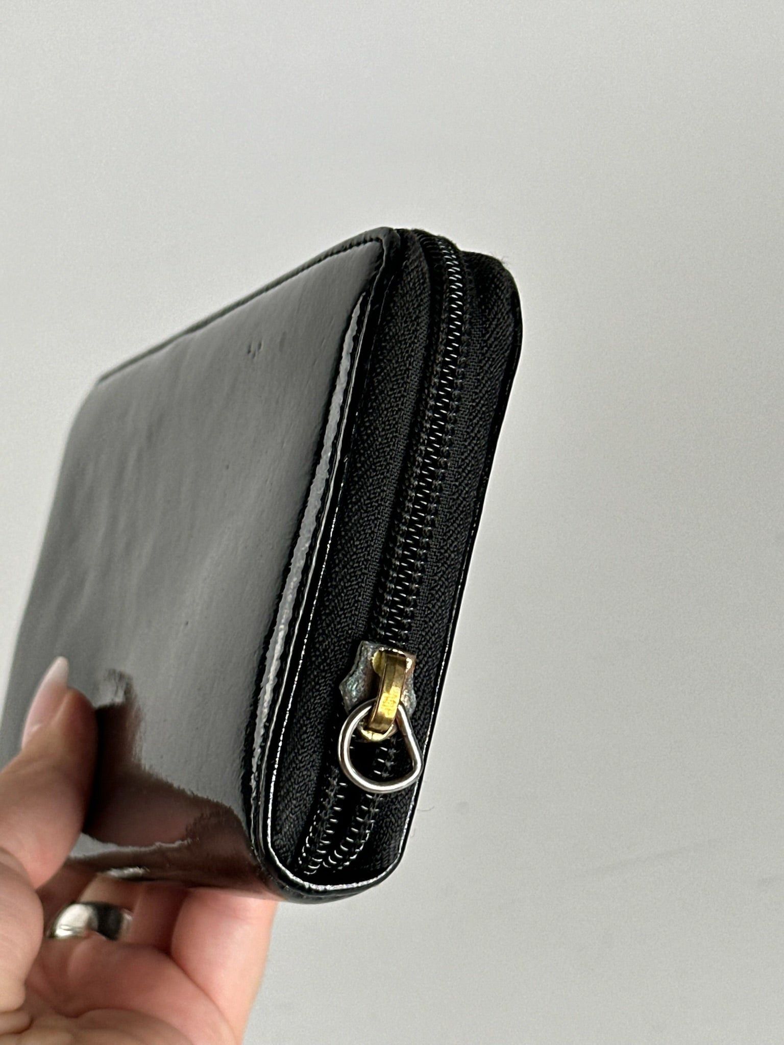 Vivienne Westwood Vintage Patent leather wallet black Size ONE SIZE - 7 Thumbnail
