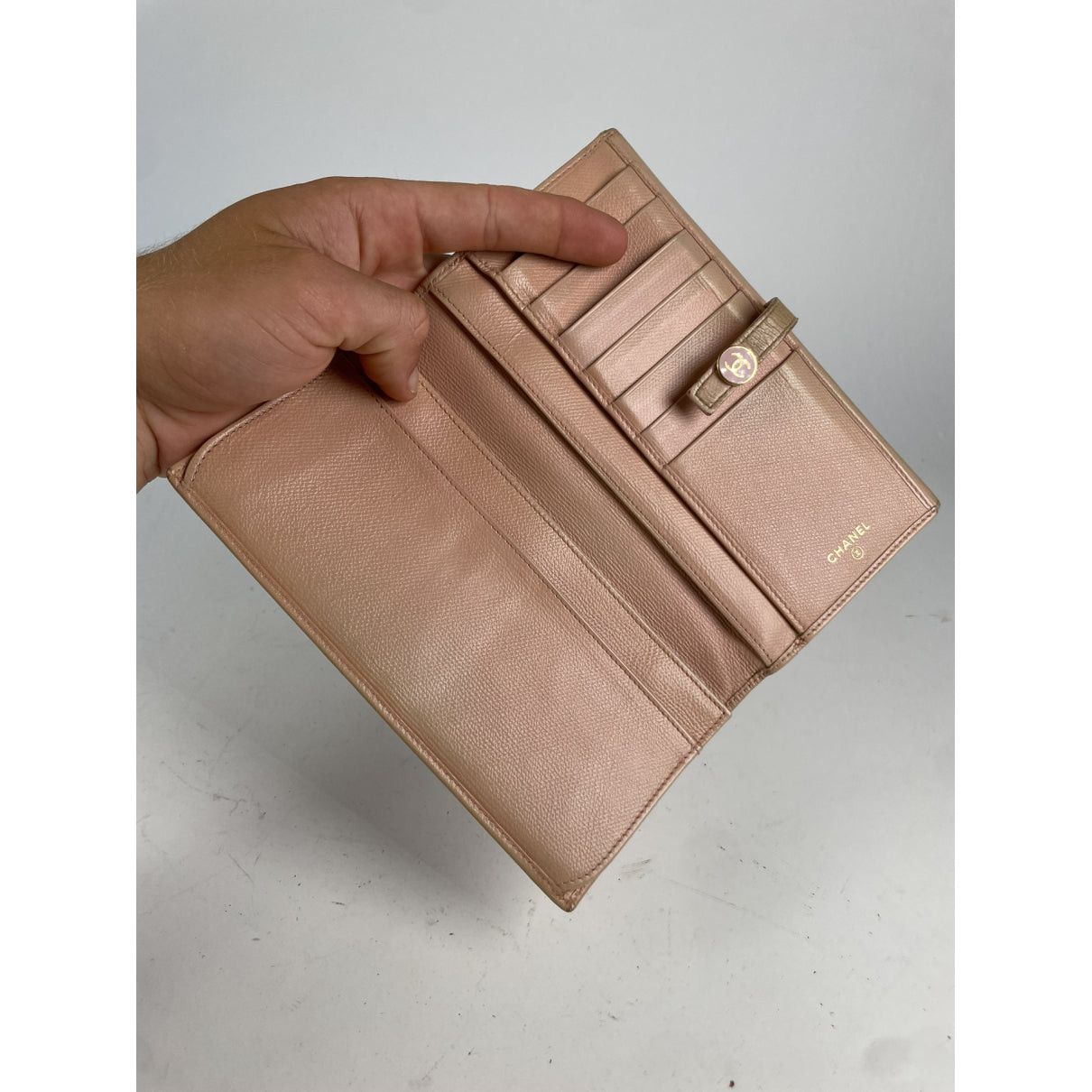 Chanel Timeless/Classique Pink Leather Wallet Size ONE SIZE - 3 Thumbnail