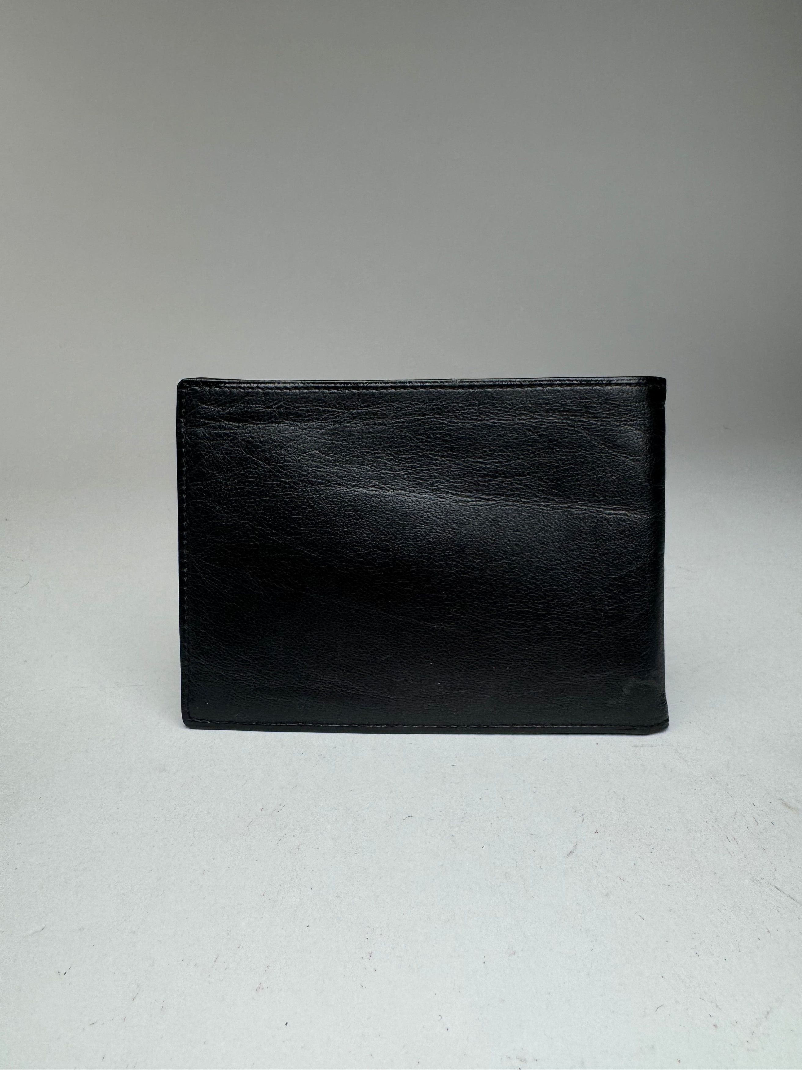 Loewe Vintage Madrid Flapable leather wallet black Size ONE SIZE - 2 Thumbnail