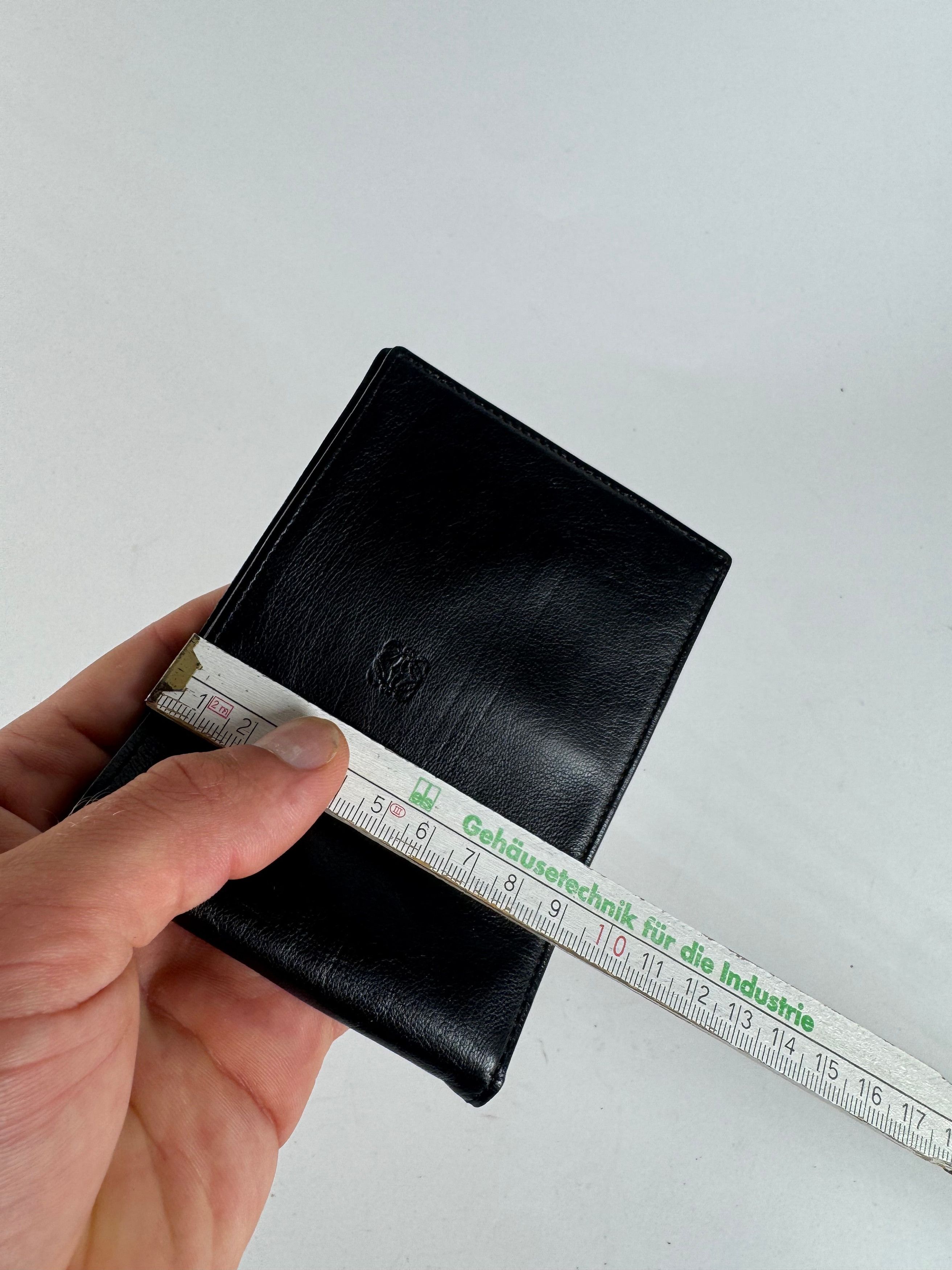 Loewe Vintage Madrid Flapable leather wallet black Size ONE SIZE - 11 Thumbnail