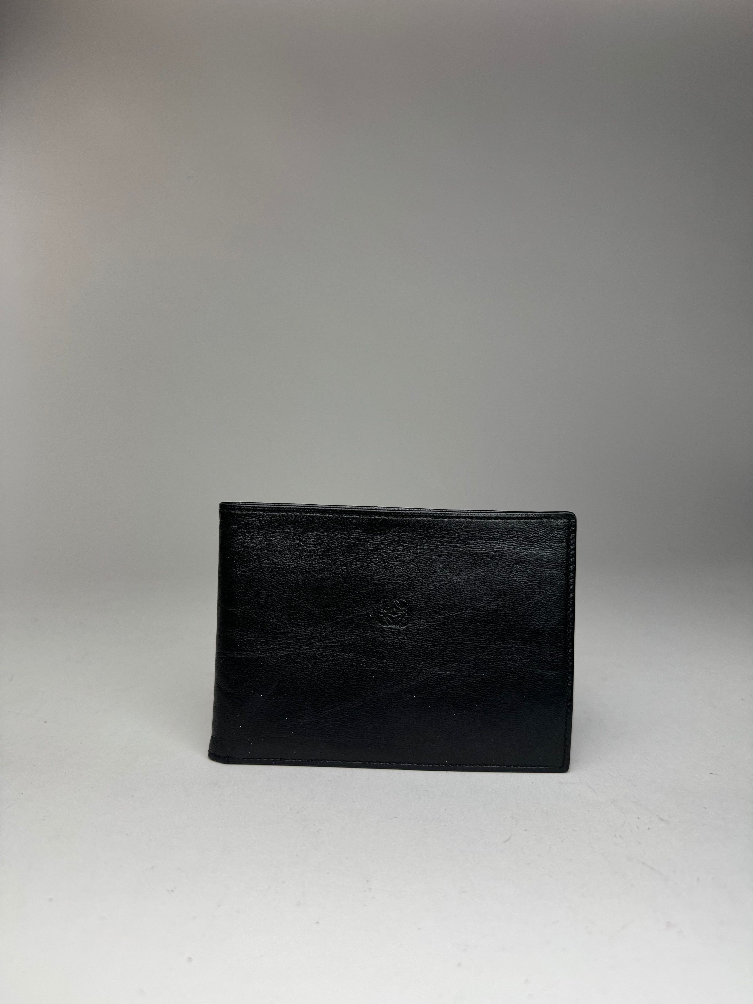 Loewe Vintage Madrid Flapable leather wallet black Size ONE SIZE - 7 Thumbnail