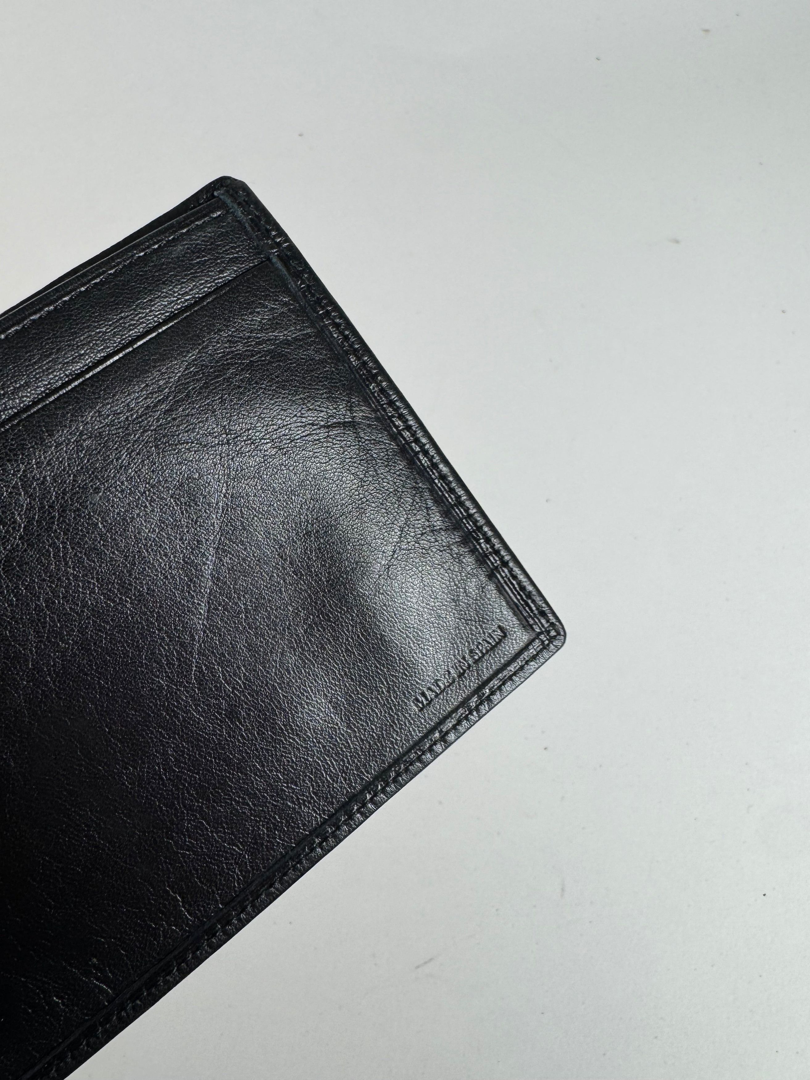 Loewe Vintage Madrid Flapable leather wallet black Size ONE SIZE - 5 Thumbnail
