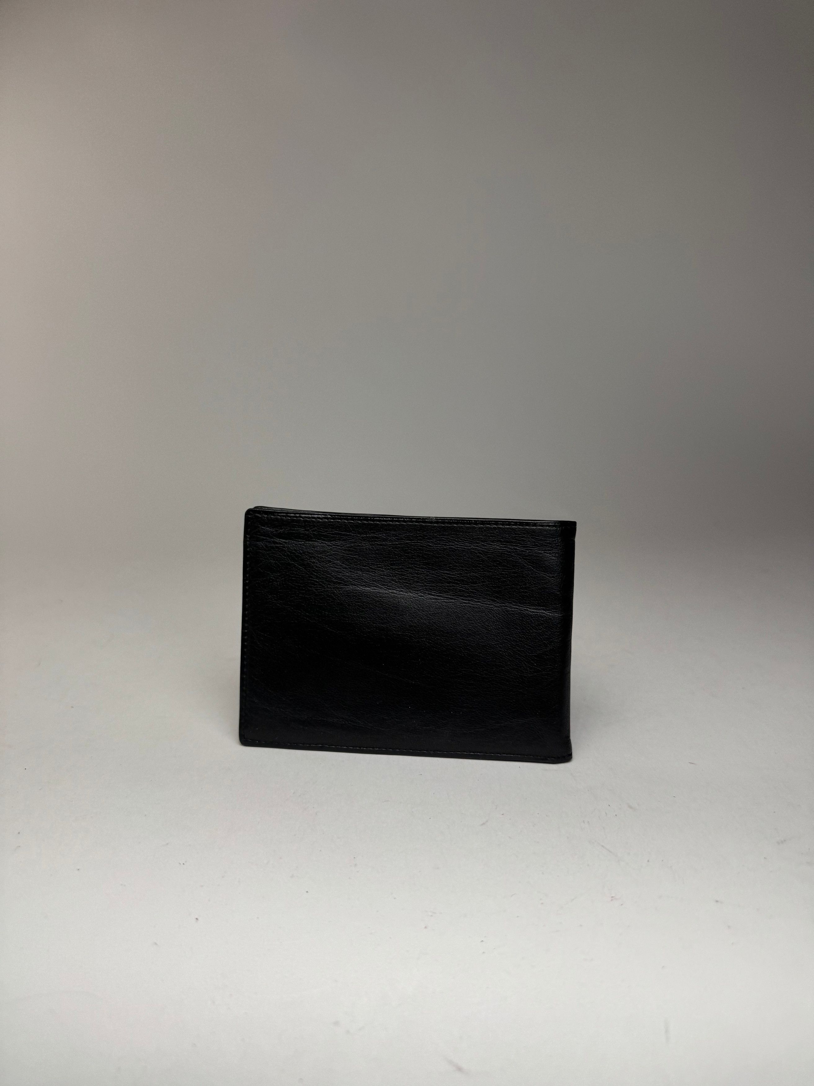 Loewe Vintage Madrid Flapable leather wallet black Size ONE SIZE - 13 Thumbnail