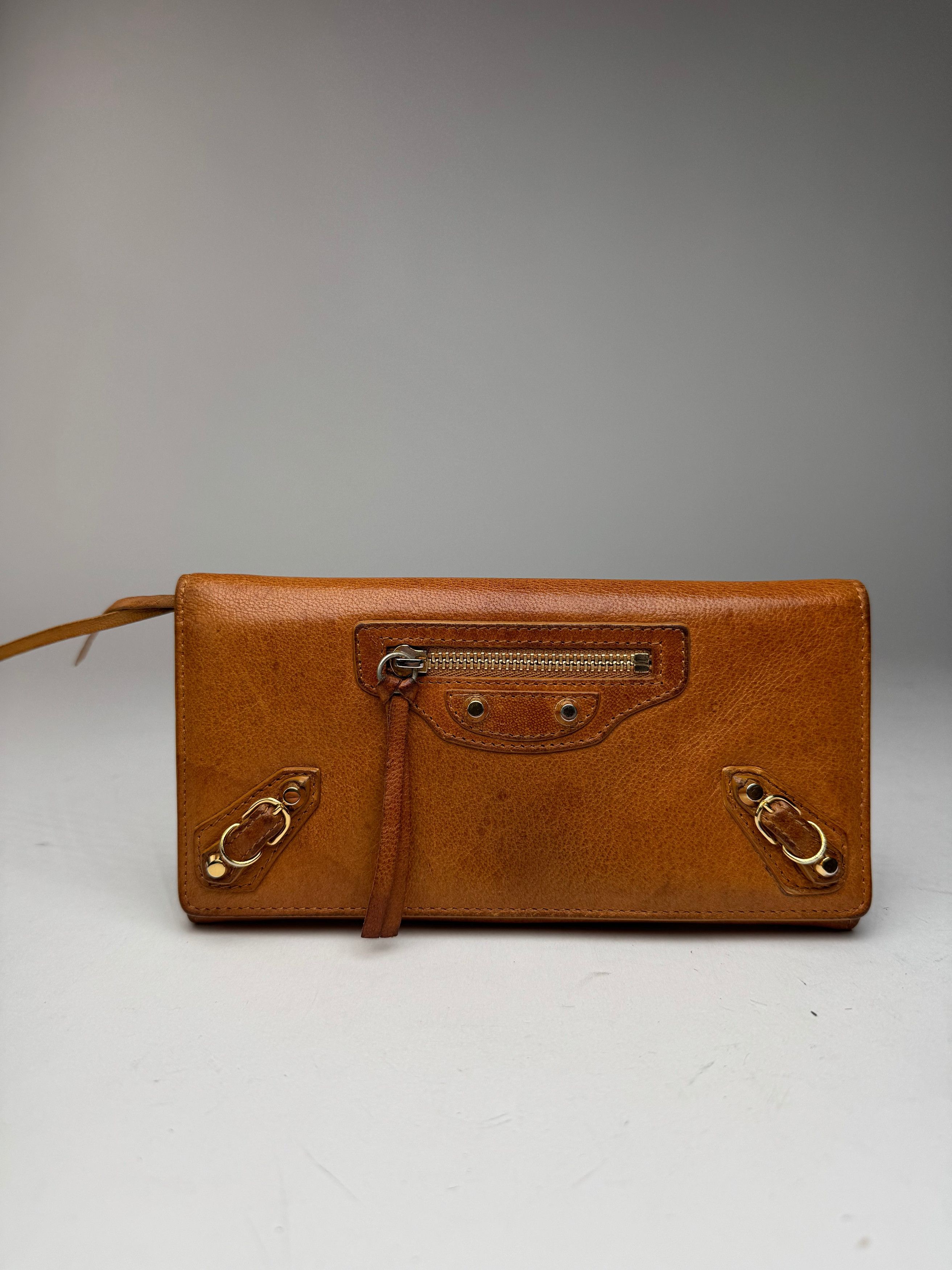 Balenciaga Vintage leather wallet brown Size ONE SIZE - 13 Thumbnail
