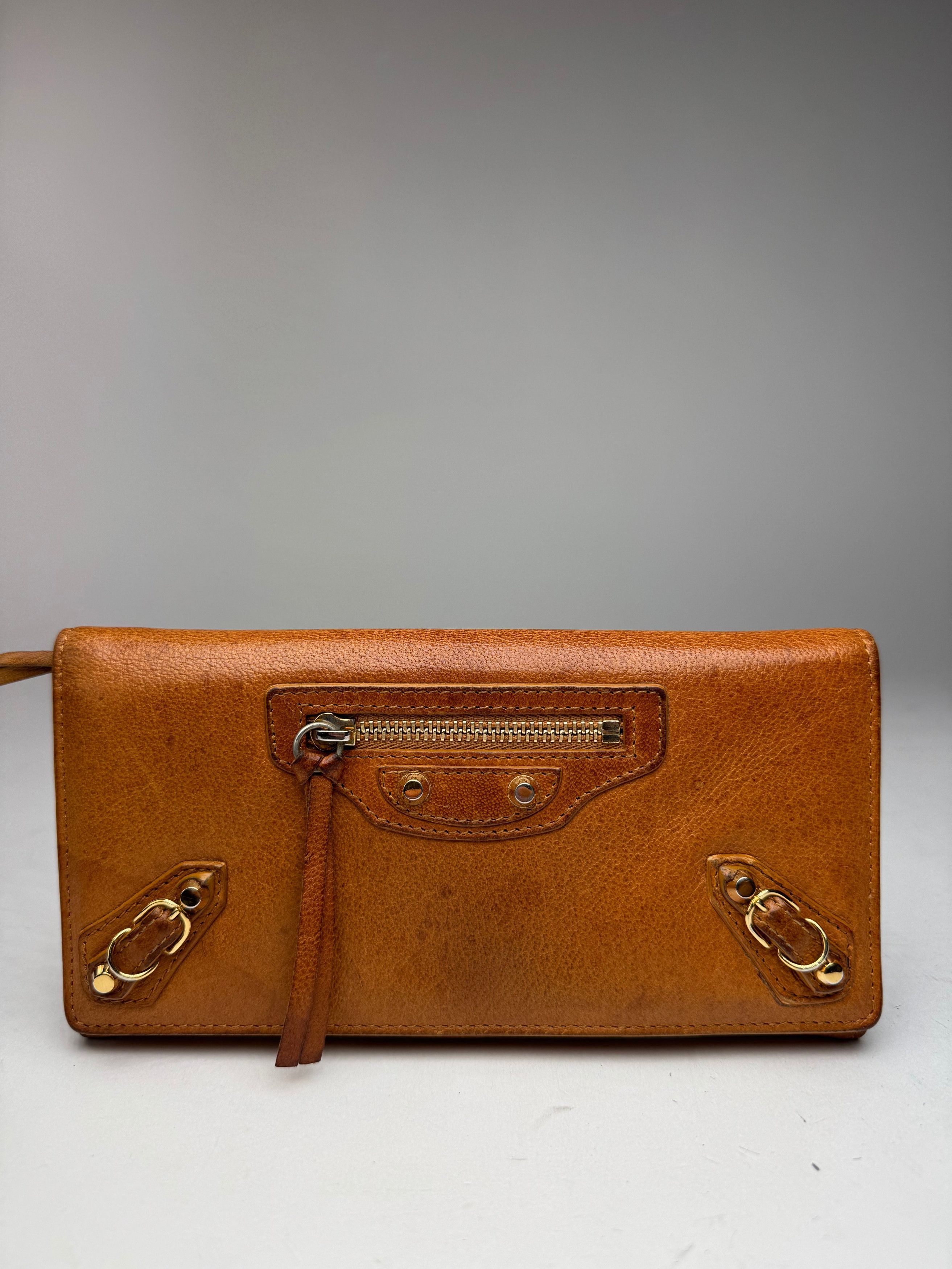 Balenciaga Vintage leather wallet brown Size ONE SIZE - 7 Thumbnail