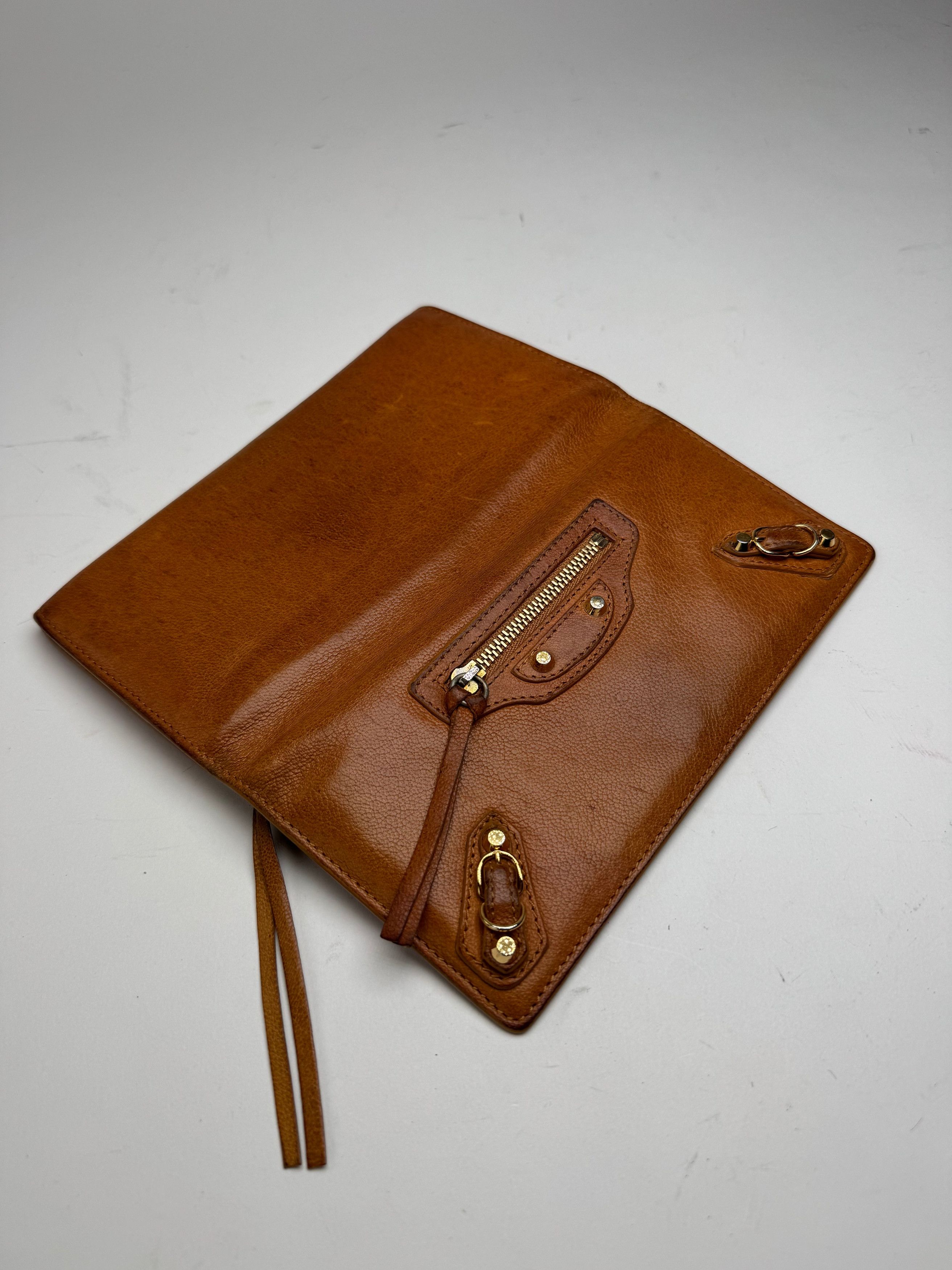 Balenciaga Vintage leather wallet brown Size ONE SIZE - 10 Thumbnail
