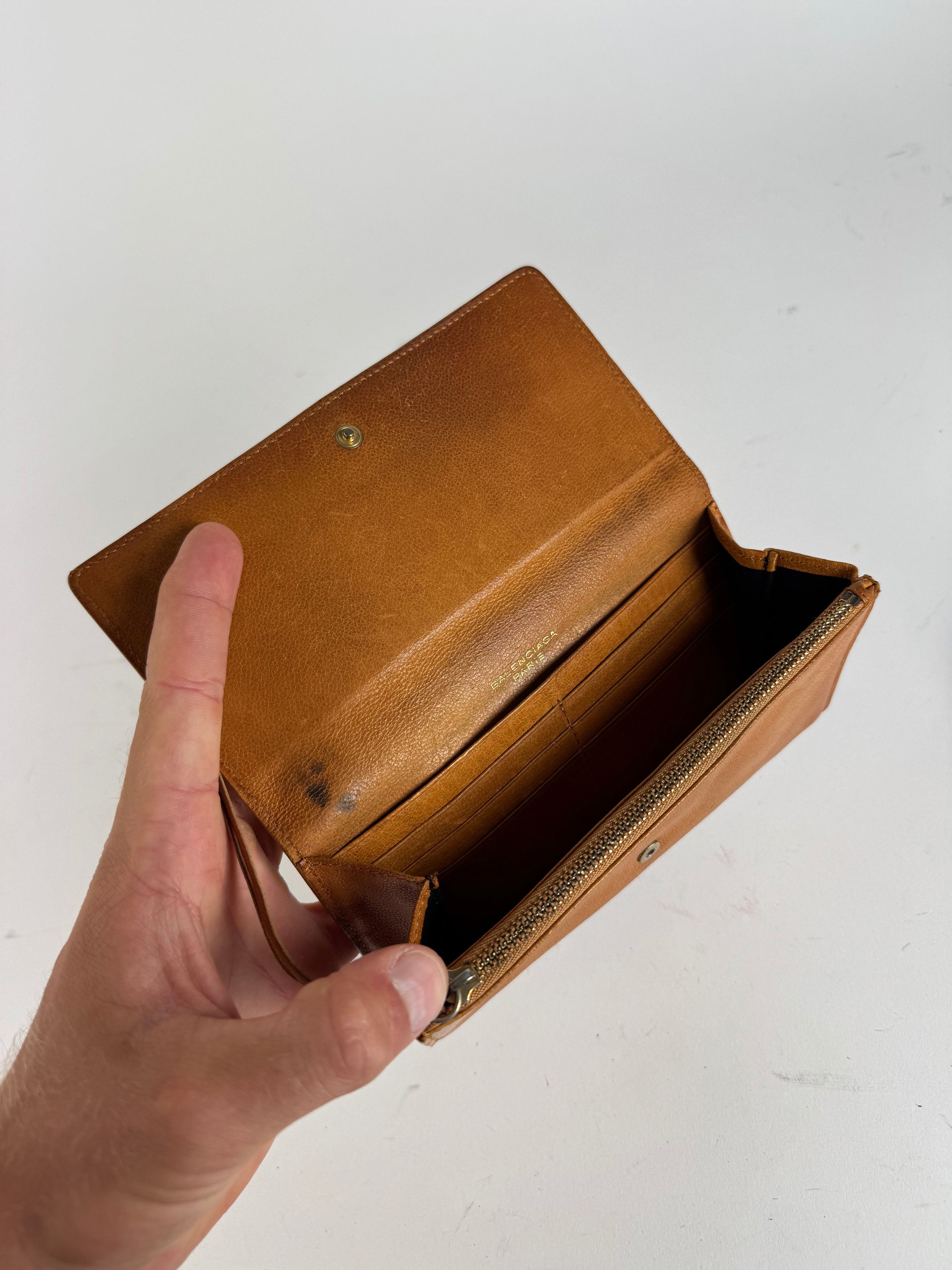 Balenciaga Vintage leather wallet brown Size ONE SIZE - 5 Thumbnail