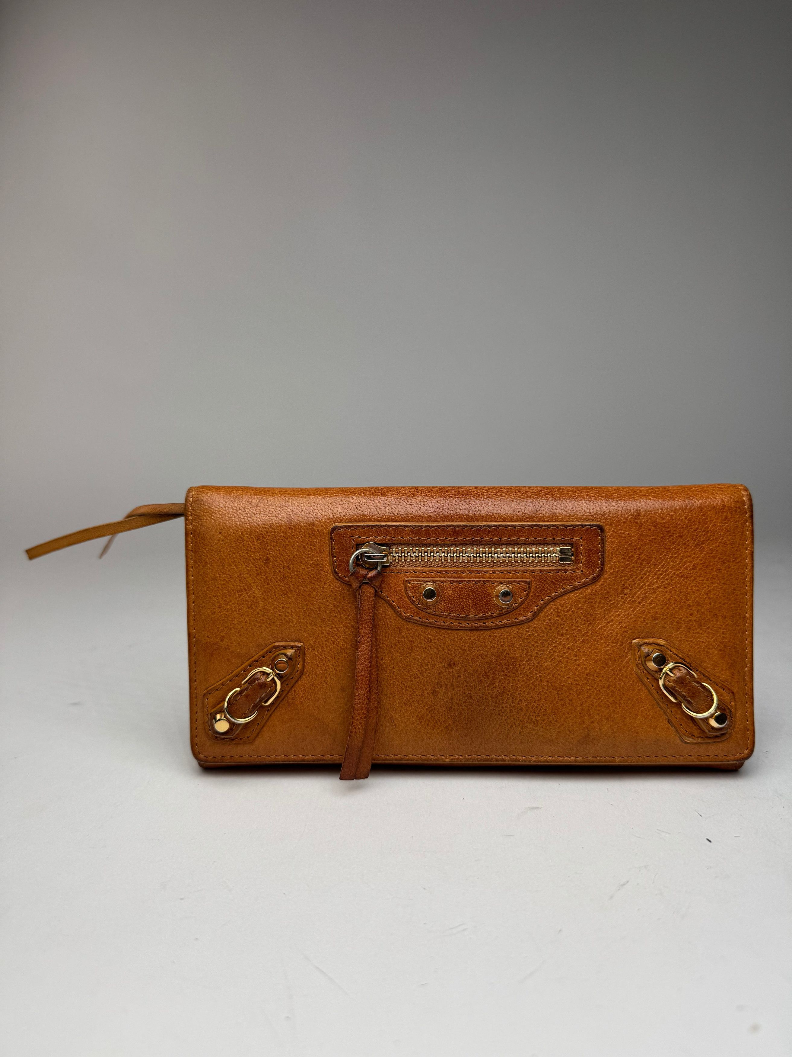 Balenciaga Vintage leather wallet brown Size ONE SIZE - 4 Thumbnail