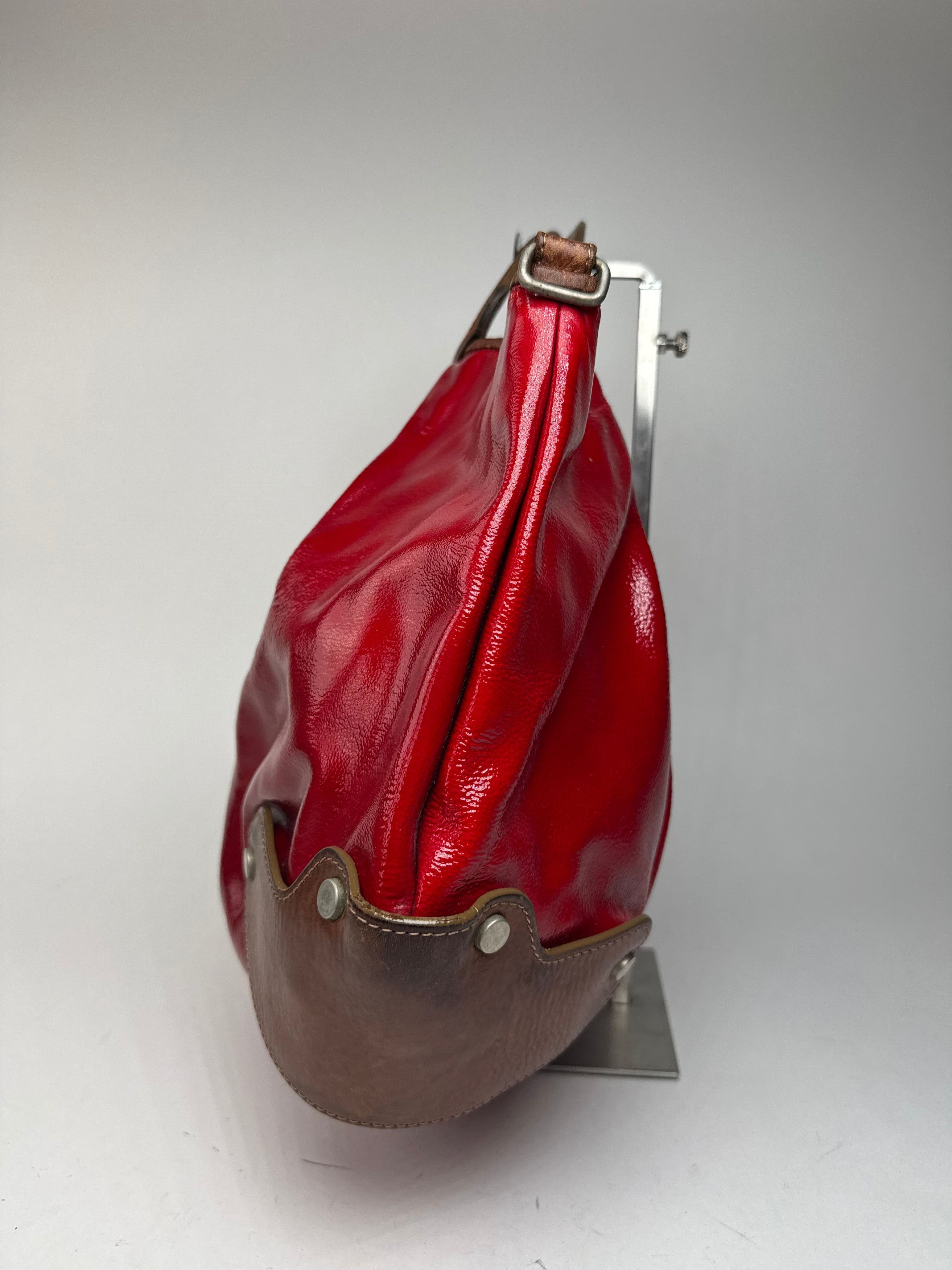 Marni Vintage Patent Leather Bag red Brown Size ONE SIZE - 8 Thumbnail