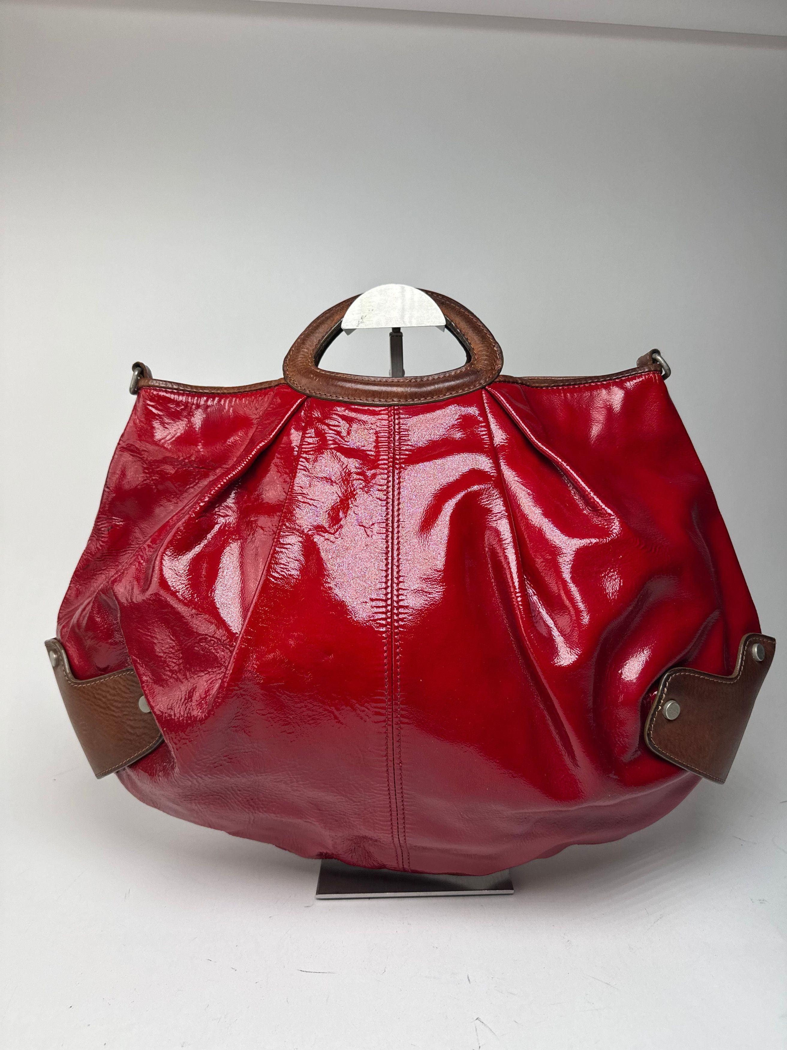Marni Vintage Patent Leather Bag red Brown Size ONE SIZE - 15 Thumbnail