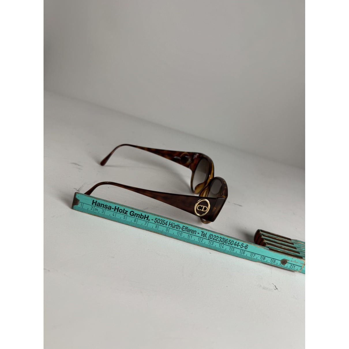 Dior Brown Plastic Sunglasses Size ONE SIZE - 3 Thumbnail