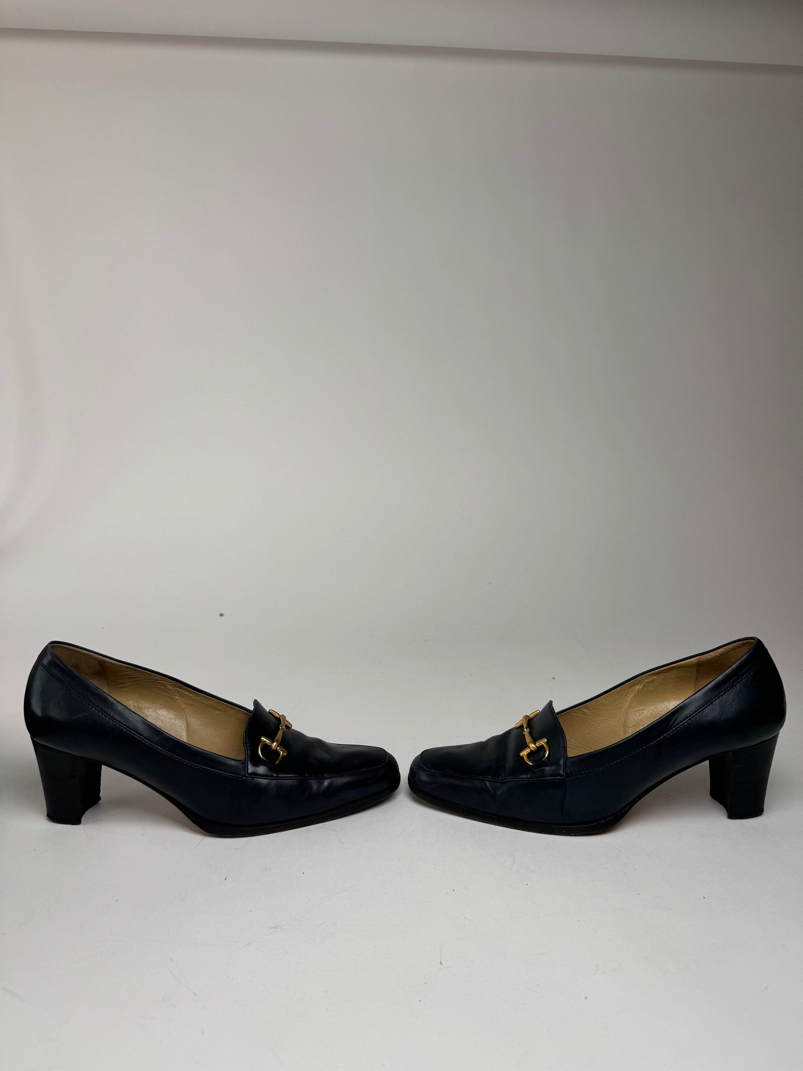 Gucci Vintage Horsebit Patent Leather Pumps 36,5 Size US 6 / IT 36 - 10 Thumbnail