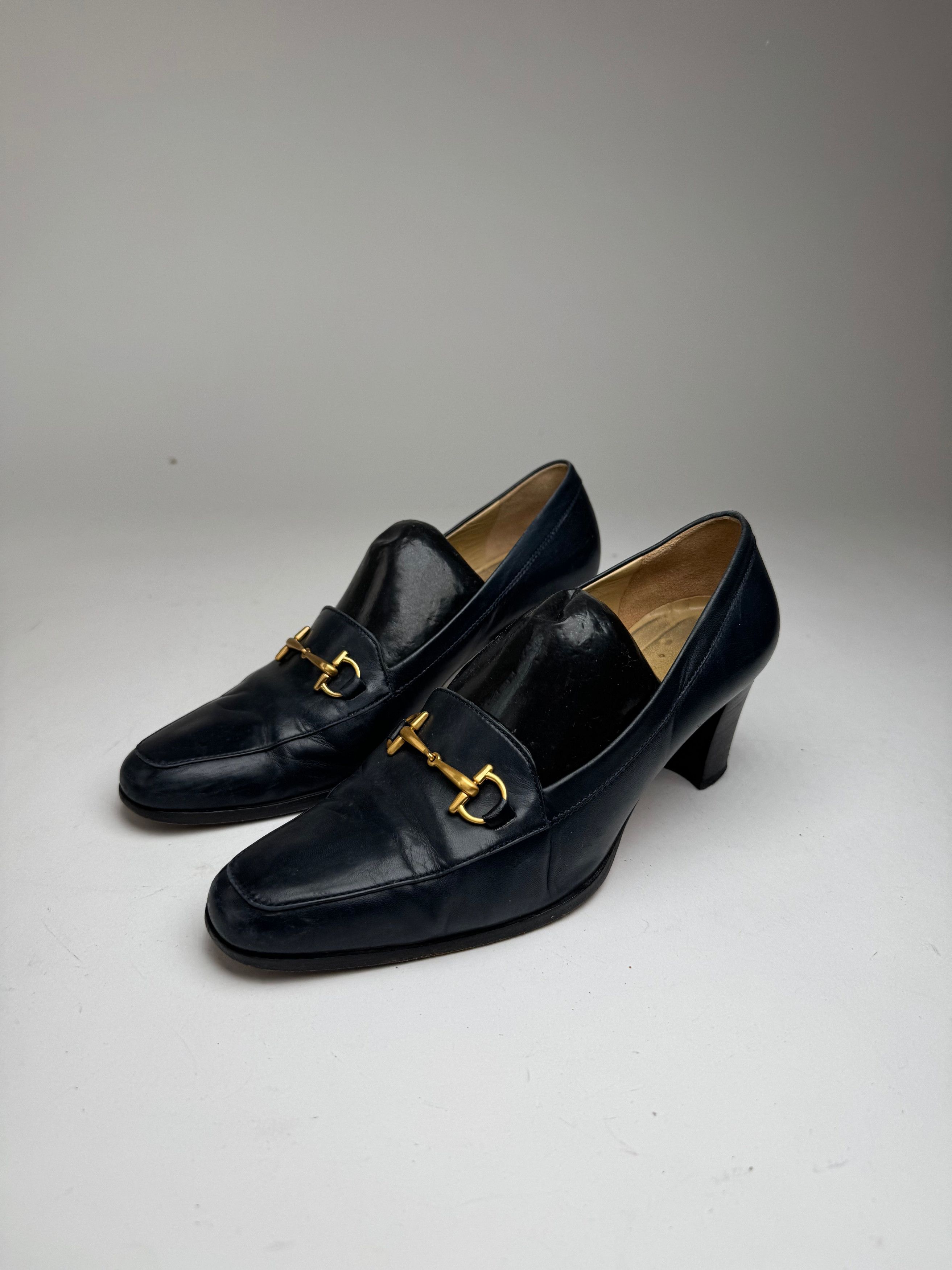 Gucci Vintage Horsebit Patent Leather Pumps 36,5 Size US 6 / IT 36 - 13 Thumbnail