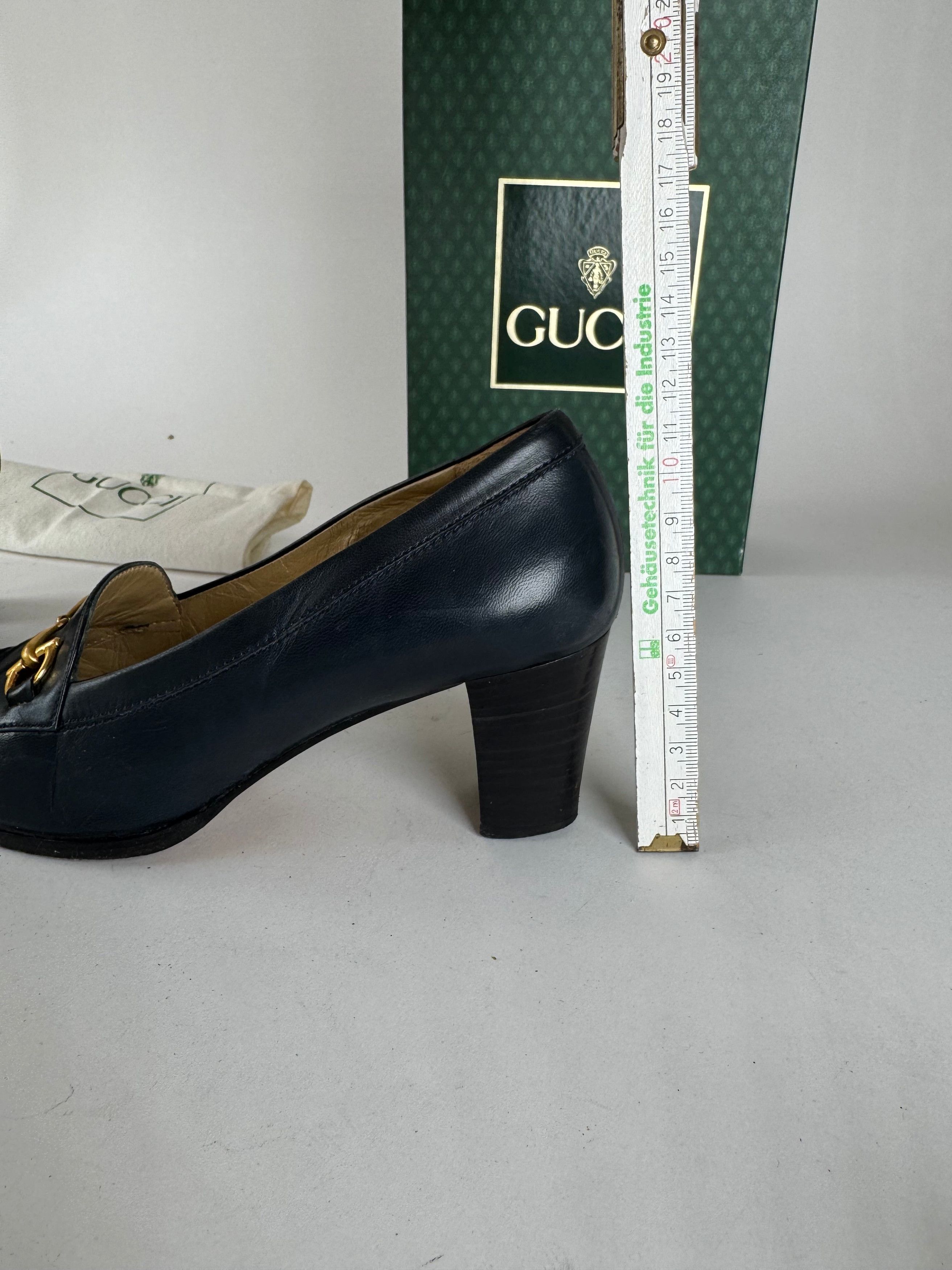 Gucci Vintage Horsebit Patent Leather Pumps 36,5 Size US 6 / IT 36 - 5 Thumbnail