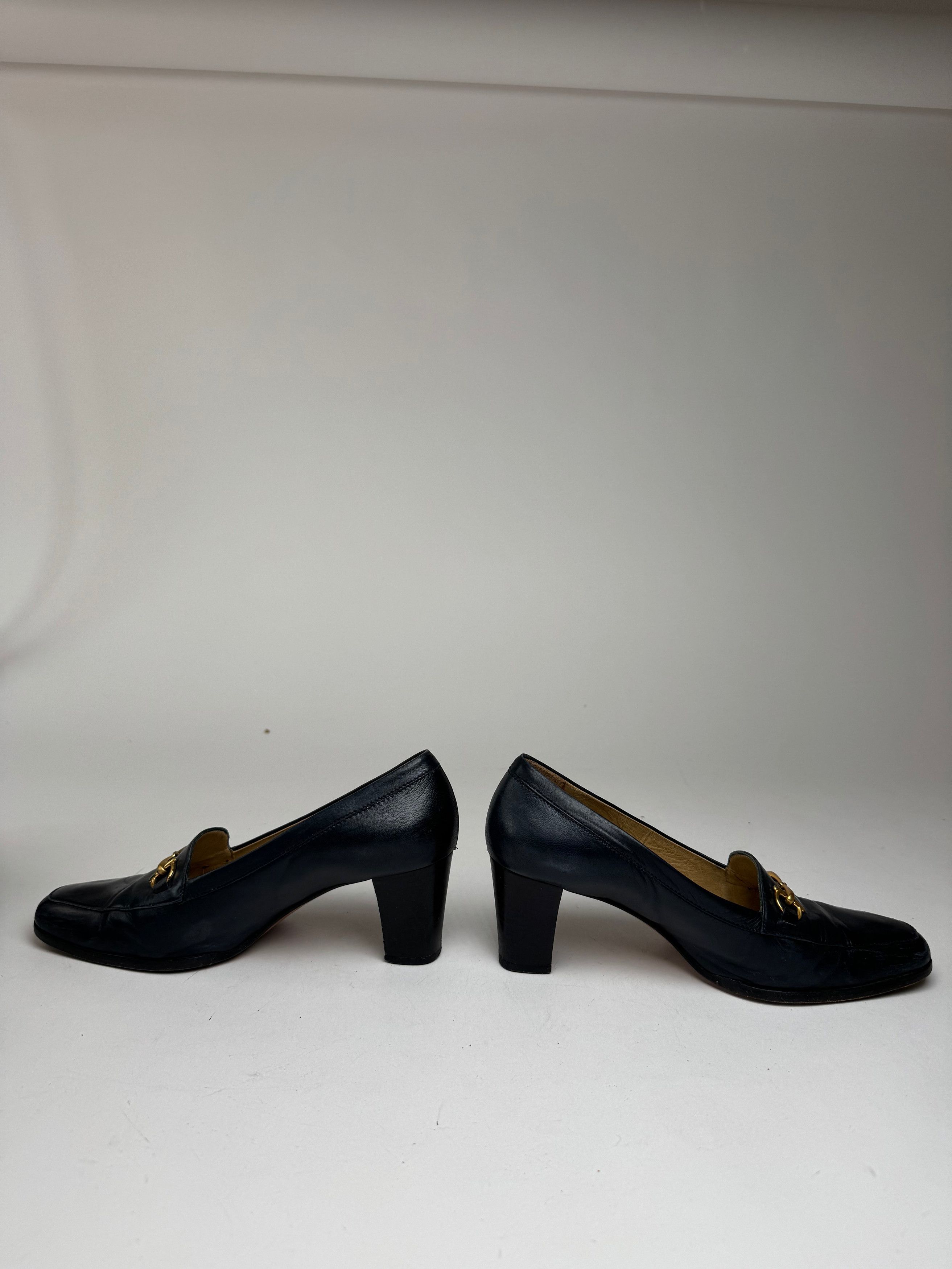 Gucci Vintage Horsebit Patent Leather Pumps 36,5 Size US 6 / IT 36 - 11 Thumbnail