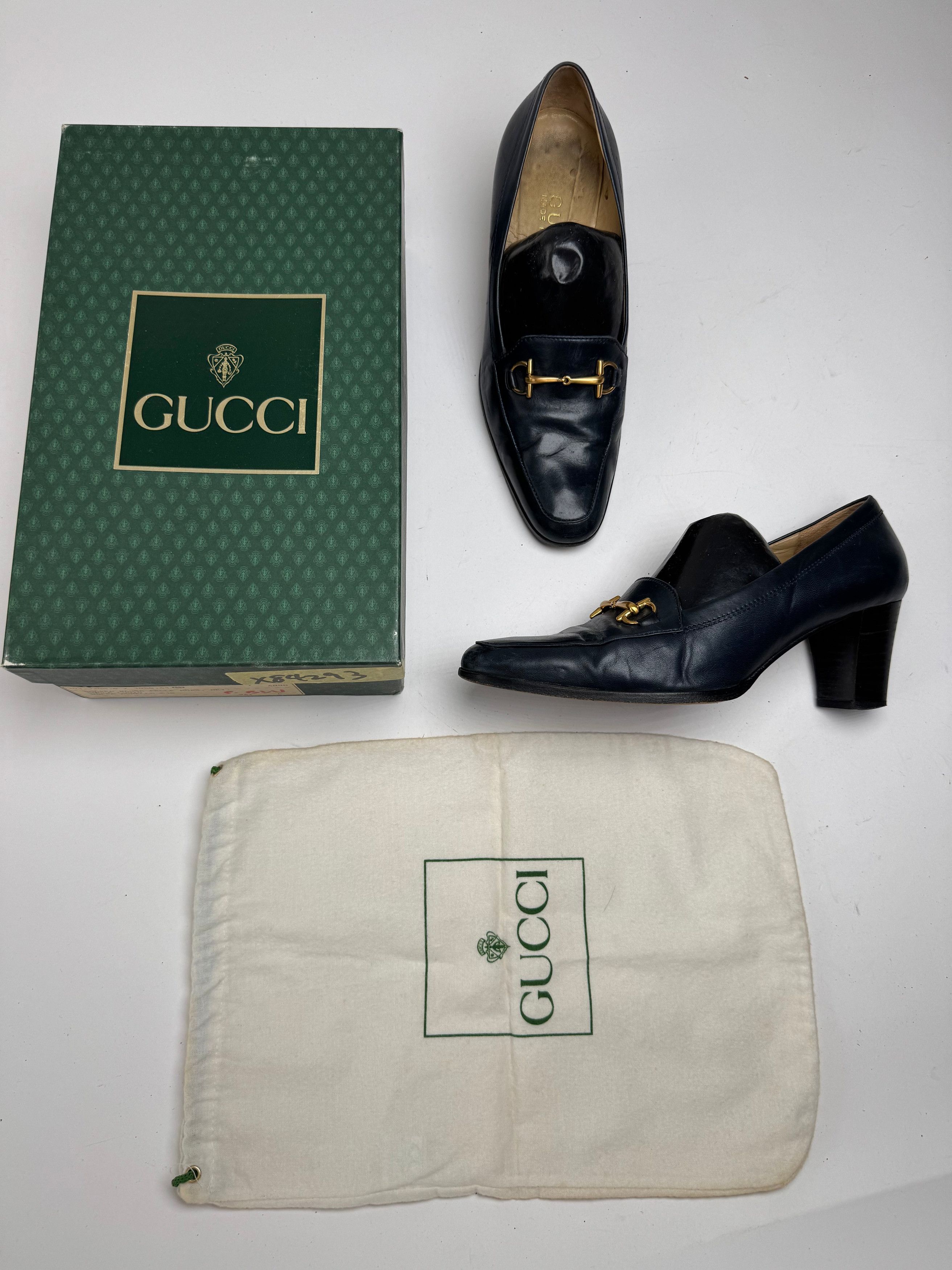 Gucci Vintage Horsebit Patent Leather Pumps 36,5 Size US 6 / IT 36 - 7 Thumbnail