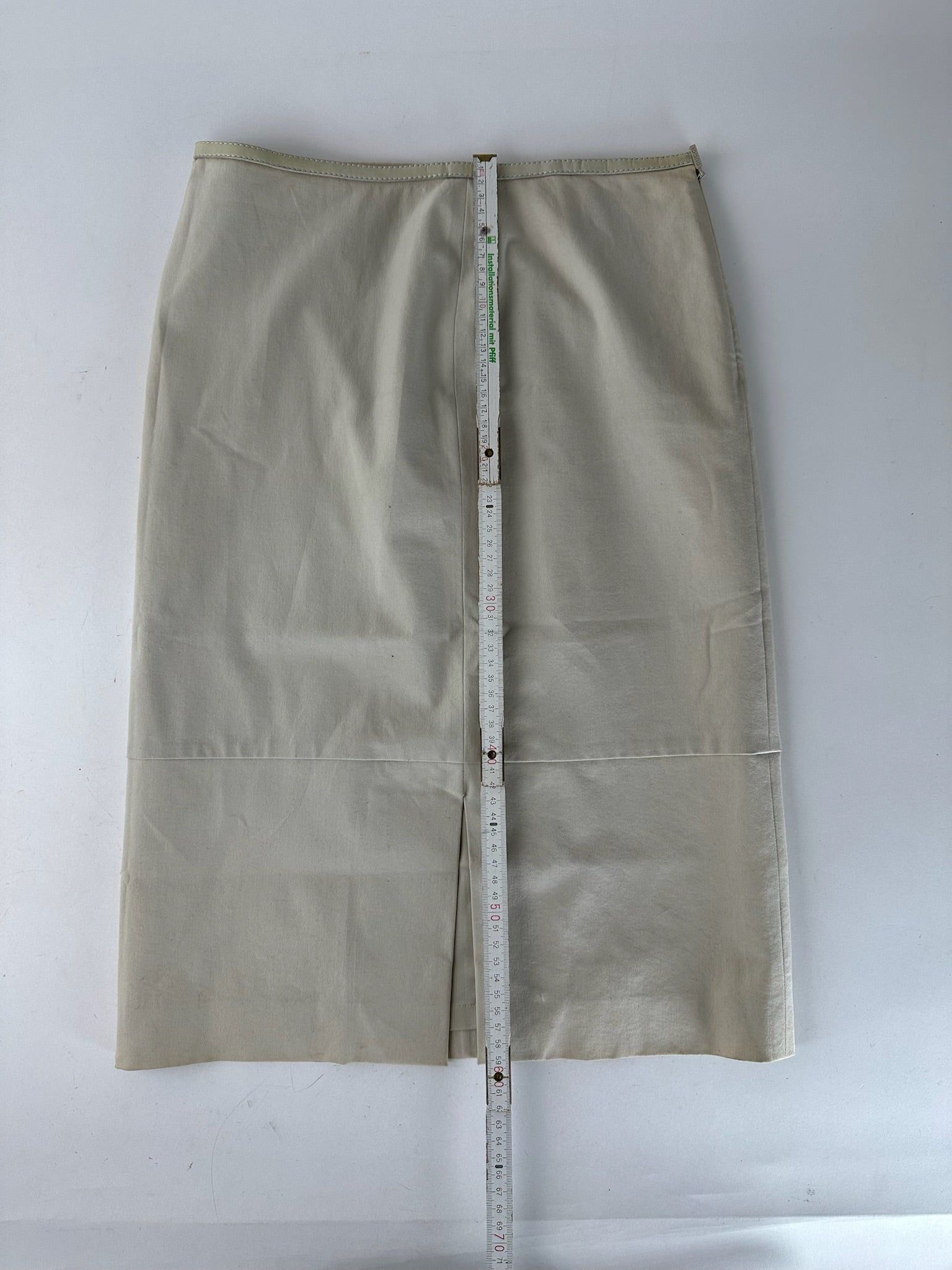 Gucci Vintage Canvas Skirt Beige 40/L Size 30" / US 8 / IT 44 - 7 Thumbnail