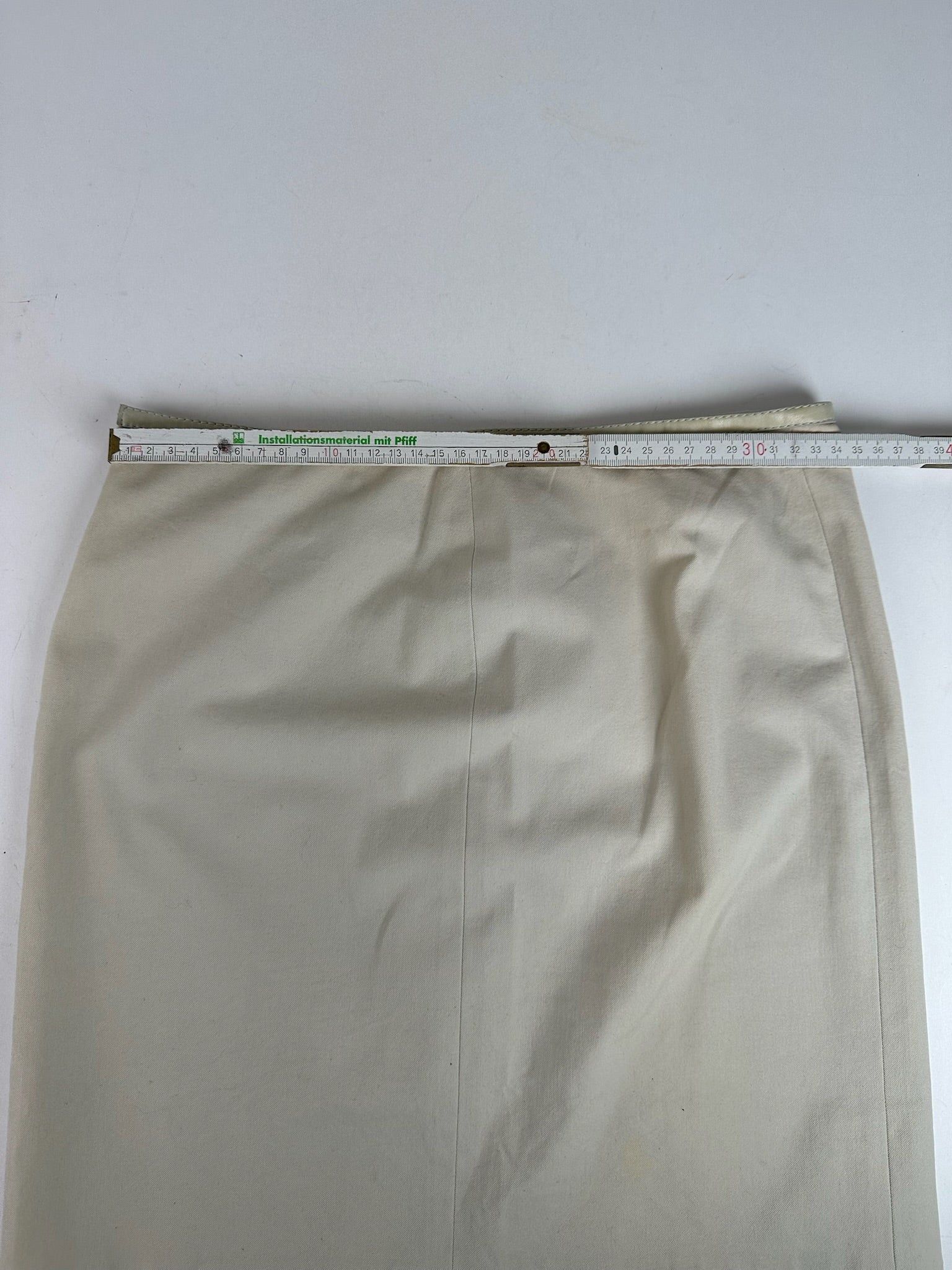 Gucci Vintage Canvas Skirt Beige 40/L Size 30" / US 8 / IT 44 - 6 Thumbnail