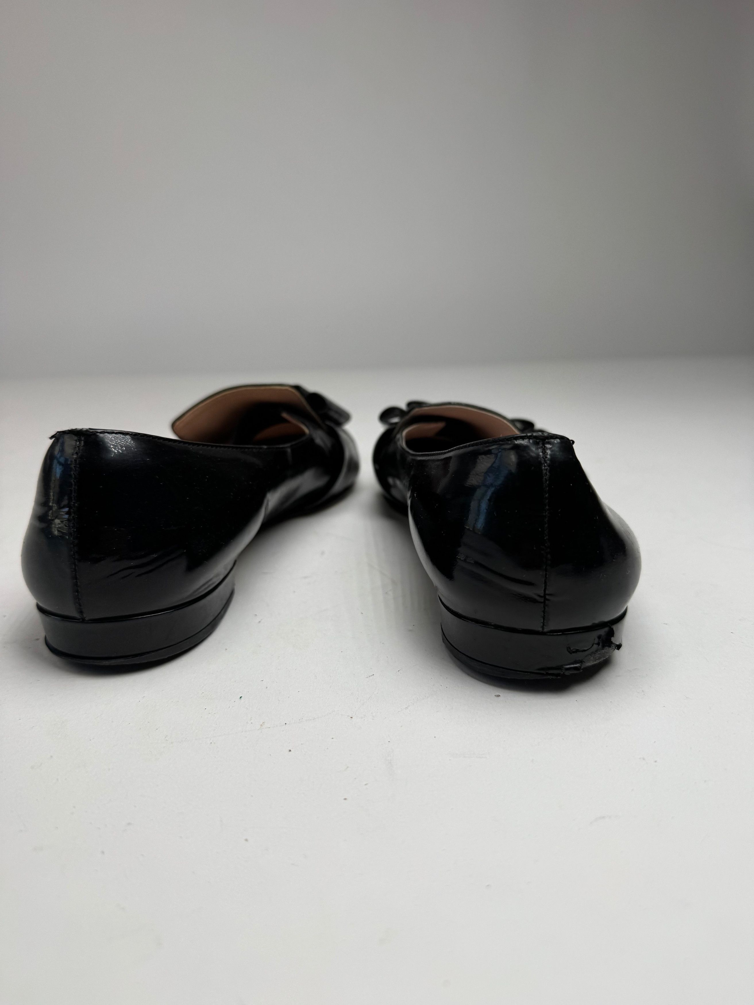 Miu Miu Patent Leather Ballerinas black 38 Size US 7 / IT 37 - 8 Thumbnail