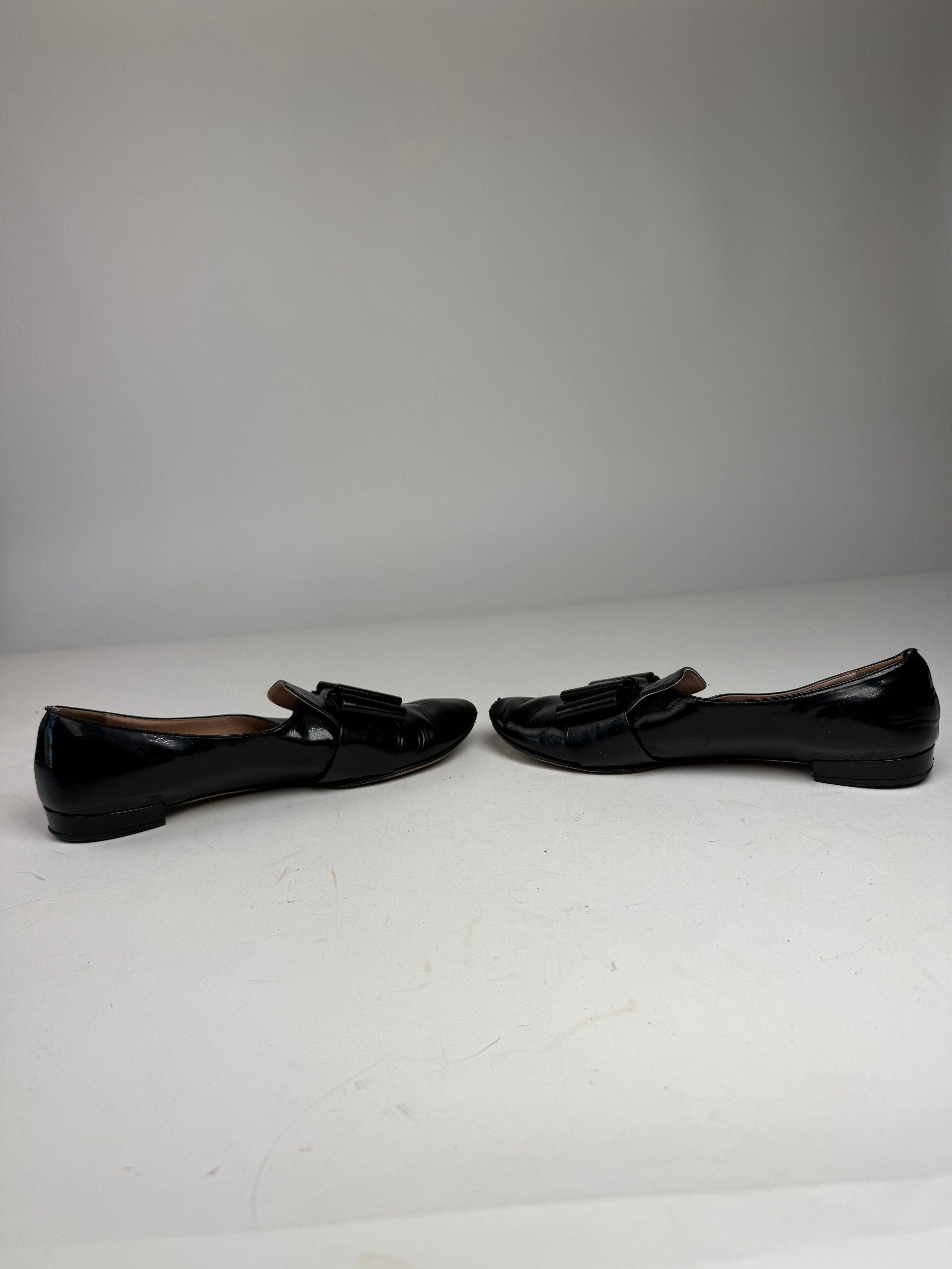 Miu Miu Patent Leather Ballerinas black 38 Size US 7 / IT 37 - 7 Thumbnail