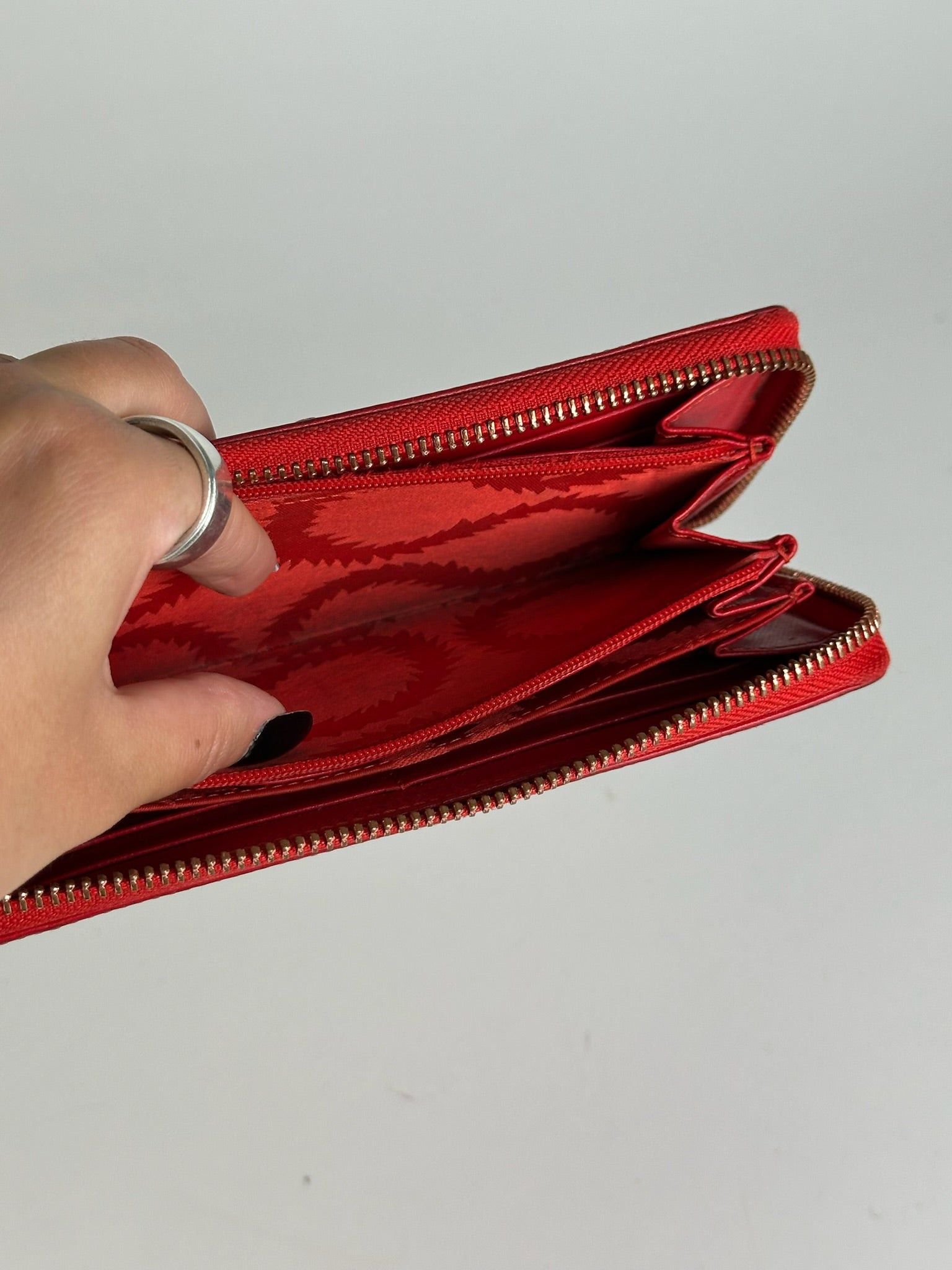 Vivienne Westwood Vintage leather wallet red Size ONE SIZE - 3 Thumbnail
