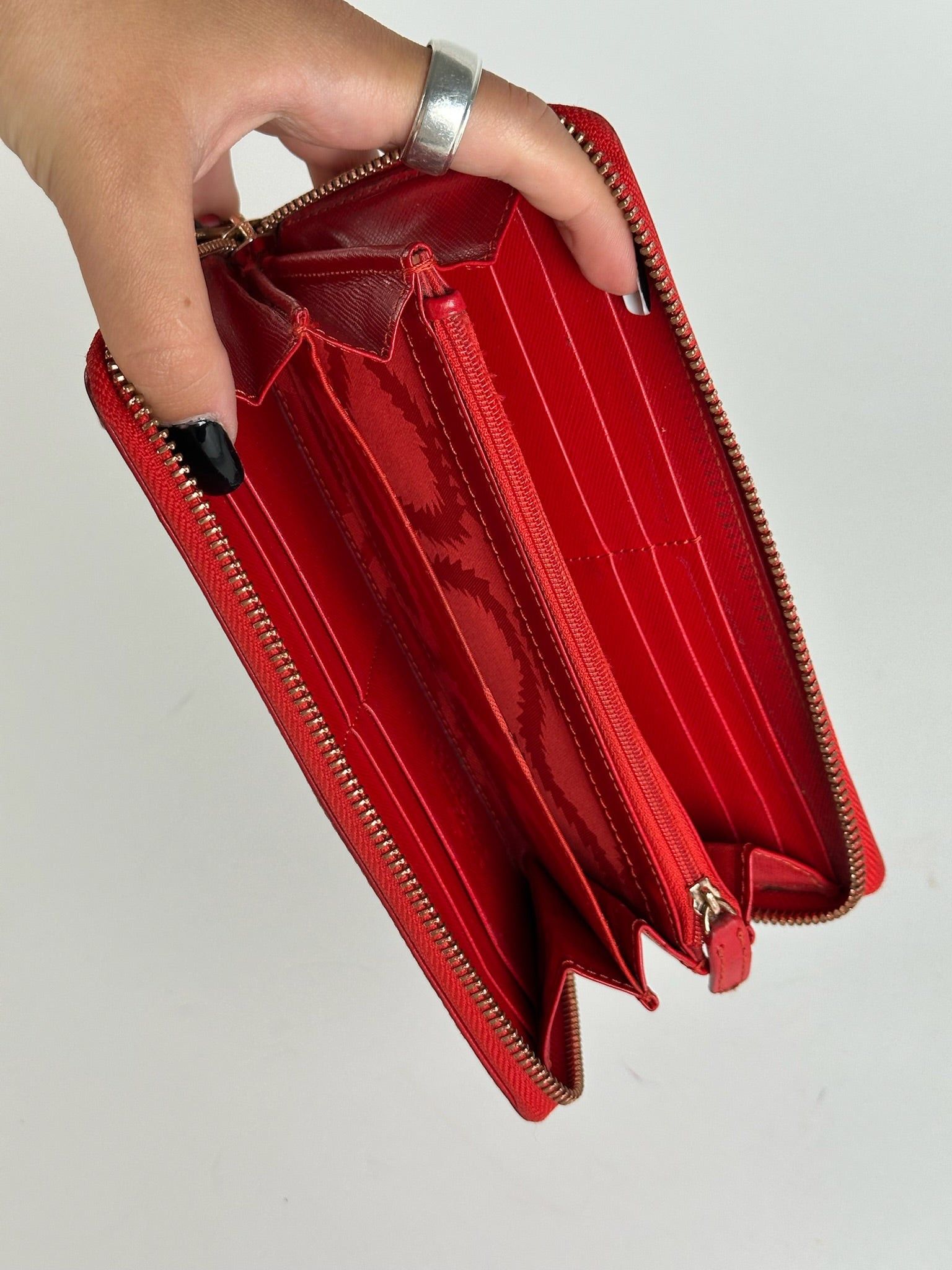 Vivienne Westwood Vintage leather wallet red Size ONE SIZE - 11 Thumbnail