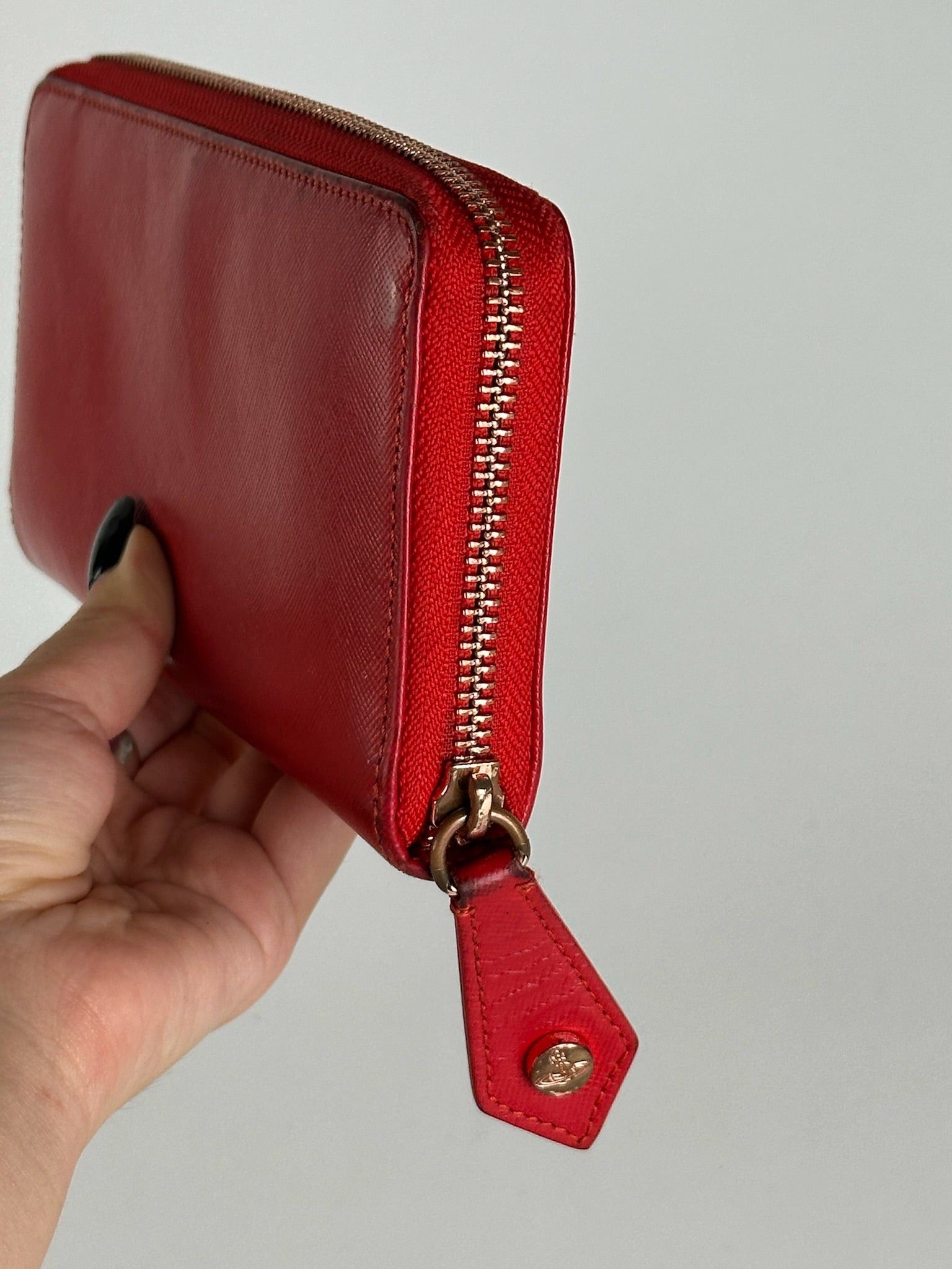 Vivienne Westwood Vintage leather wallet red Size ONE SIZE - 5 Thumbnail