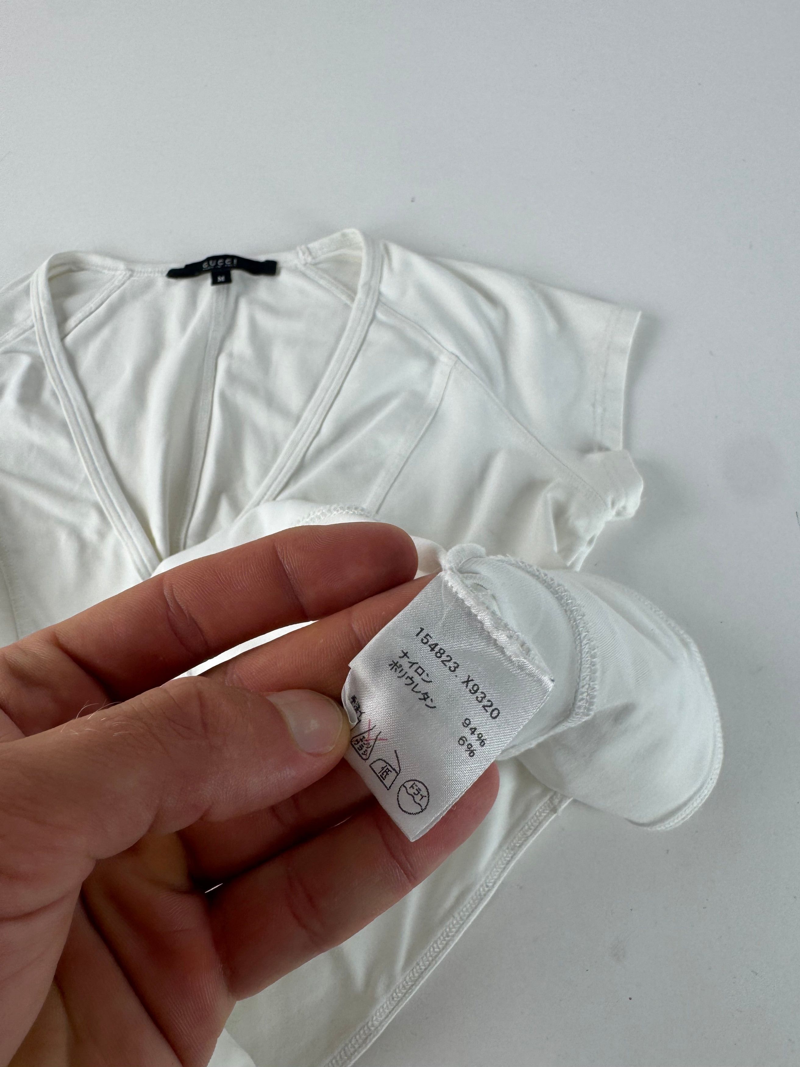 Gucci Vintage Top Polyester white 38/M Size S / US 4 / IT 40 - 11 Thumbnail