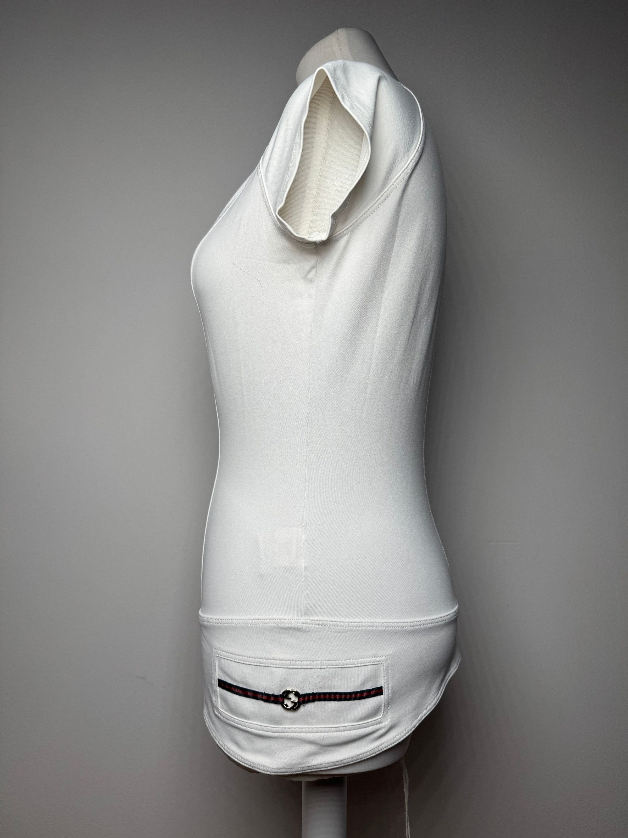 Gucci Vintage Top Polyester white 38/M Size S / US 4 / IT 40 - 2 Thumbnail