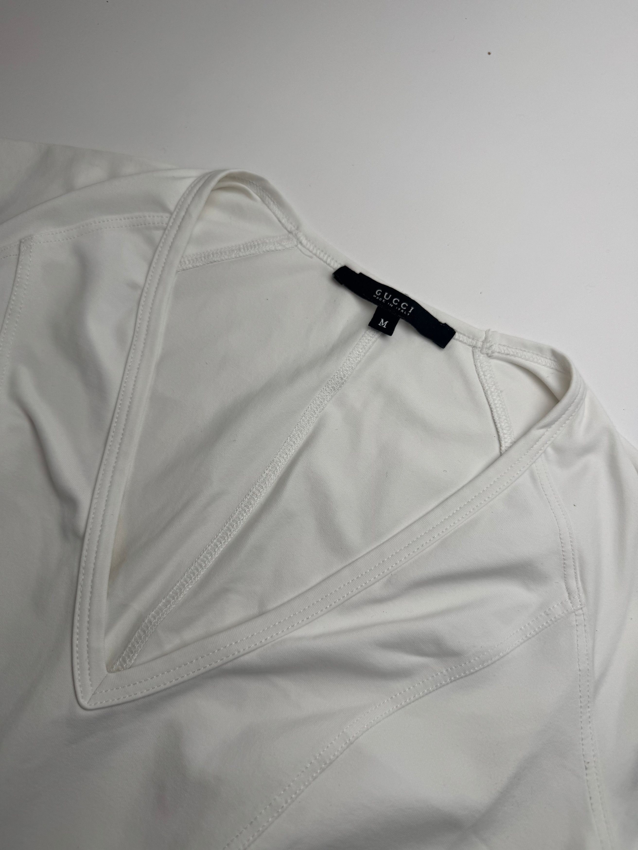 Gucci Vintage Top Polyester white 38/M Size S / US 4 / IT 40 - 6 Thumbnail