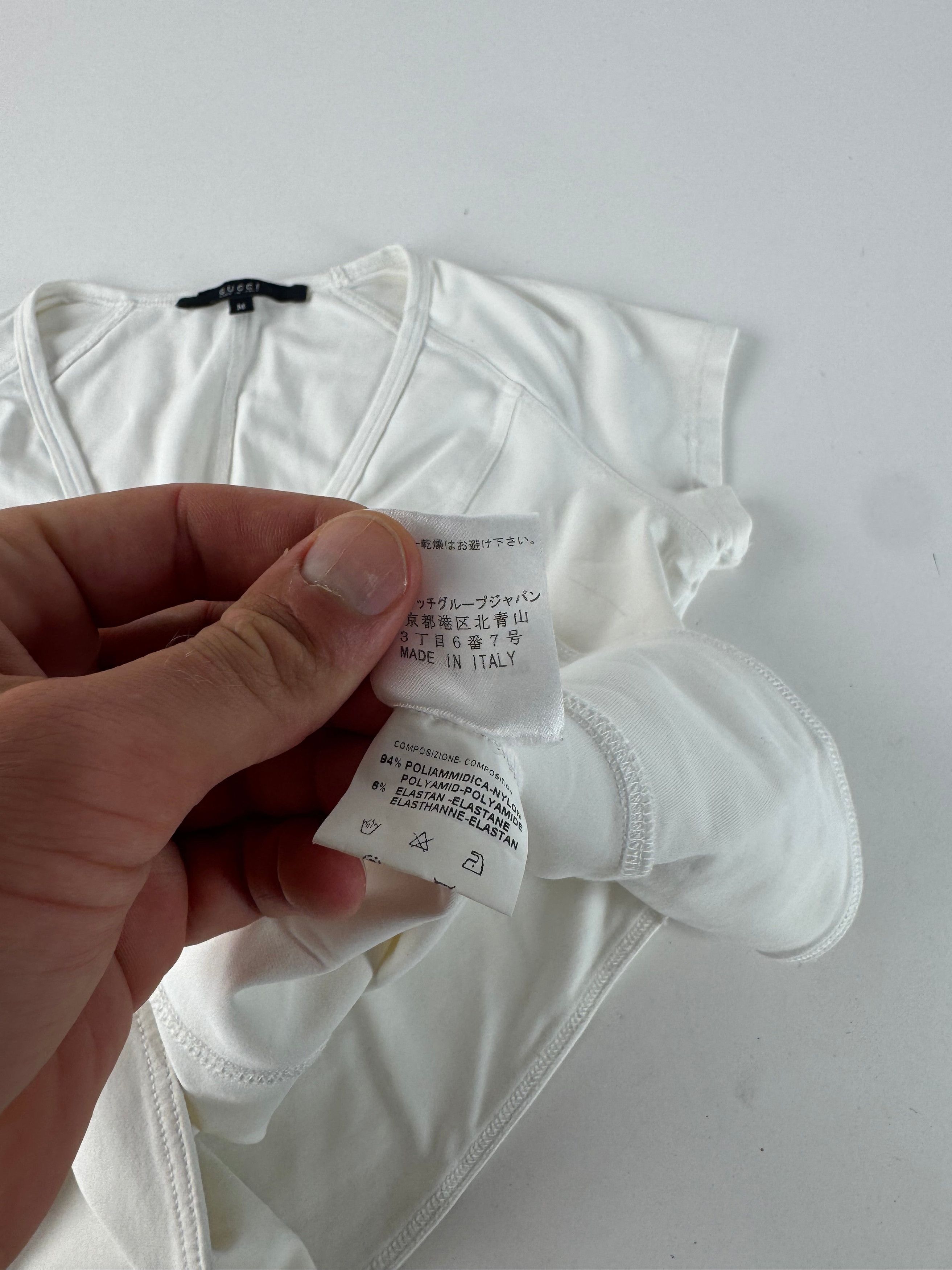 Gucci Vintage Top Polyester white 38/M Size S / US 4 / IT 40 - 12 Thumbnail