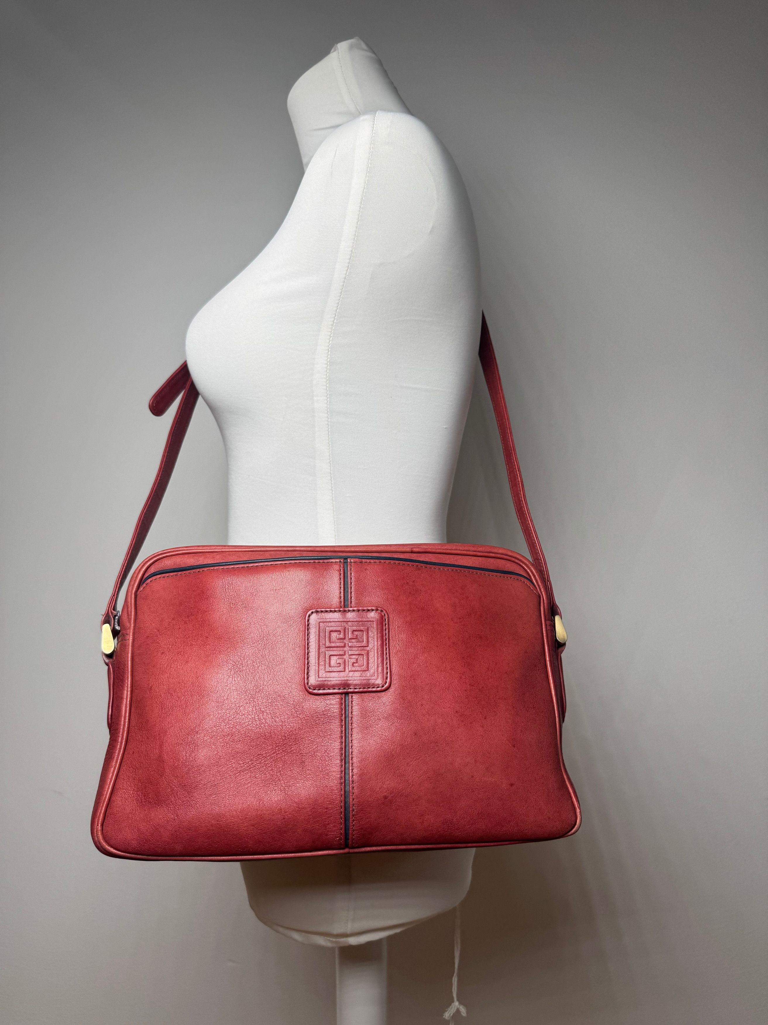 Givenchy Vintage Leather Bag Red Size ONE SIZE - 8 Thumbnail