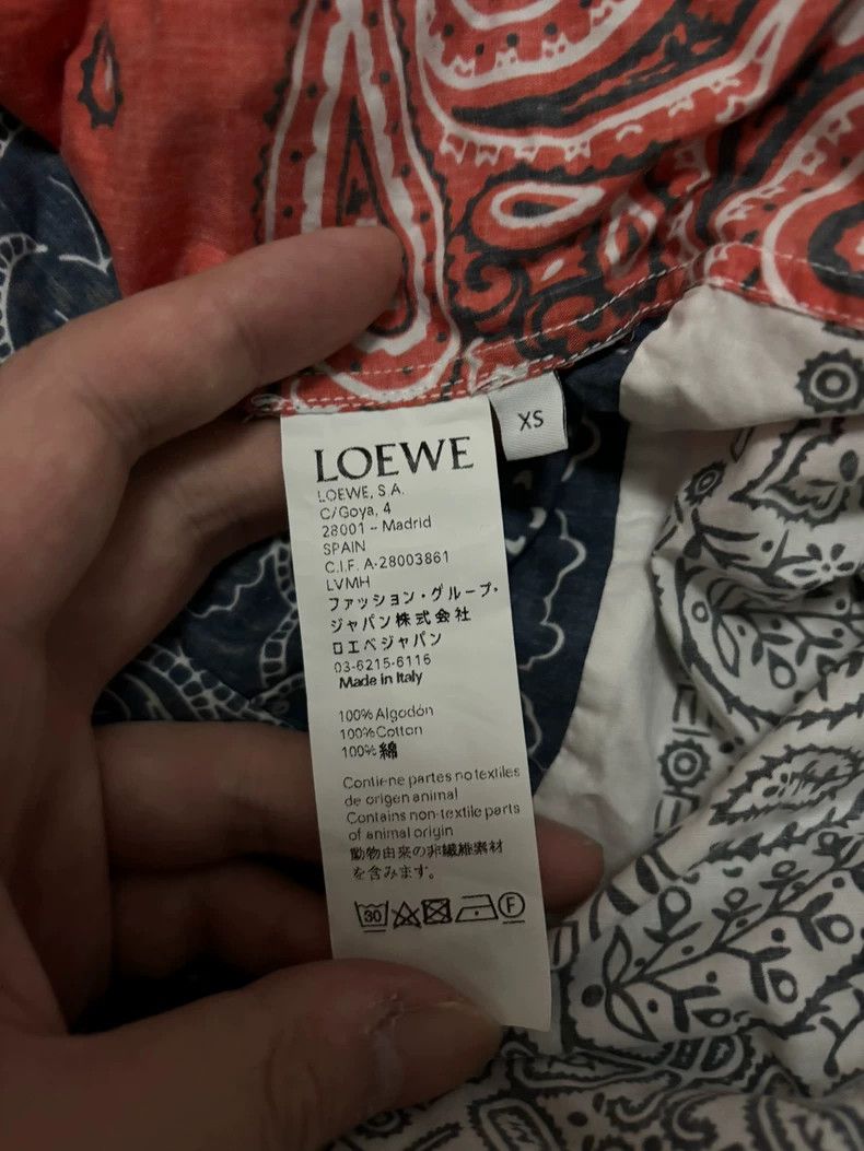Loewe Loewe Bandana Print Button-Up Shirt - dmc Size US XS / EU 42 / 0 - 6 Thumbnail