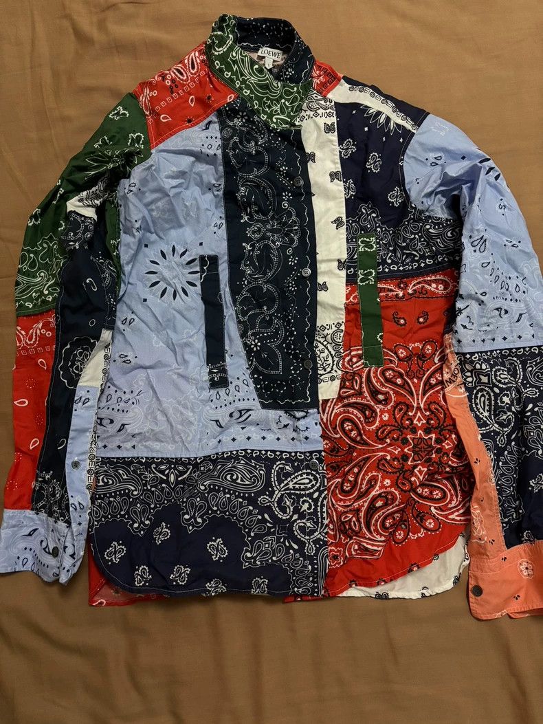 Loewe Loewe Bandana Print Button-Up Shirt - dmc Size US XS / EU 42 / 0 - 2 Thumbnail