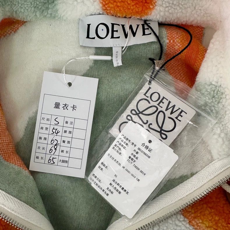 Loewe LOEWE Tie-Dye Half-Zip Sweatshirt Jacket - dmc Size US S / EU 44-46 / 1 - 4 Thumbnail