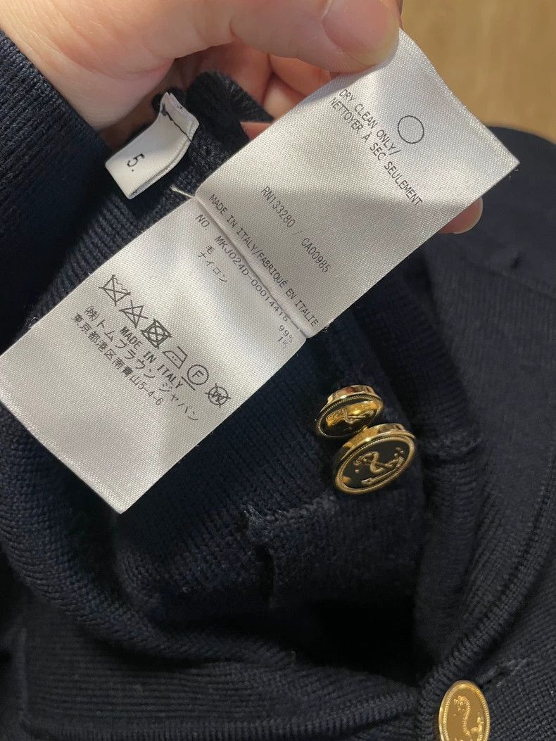 Thom Browne THOM BROWNE Wool Jacket with Arm Stripes - dmc Size US XL / EU 56 / 4 - 6 Thumbnail
