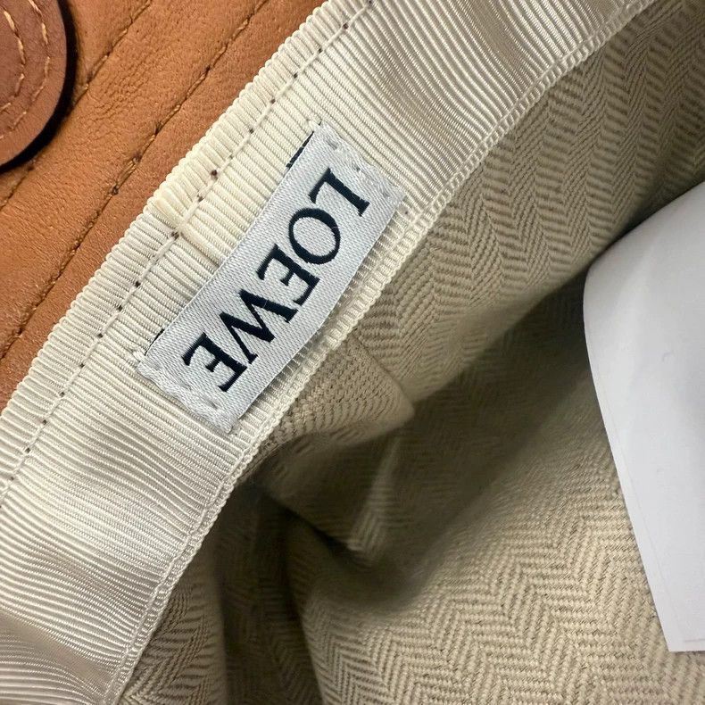 Loewe Loewe Lambskin Brown Ribbon Bucket Hat - dmc Size ONE SIZE - 2 Thumbnail