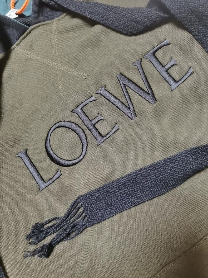 Loewe Loewe Colorblock Hooded Sweatshirt - dmc Size US S / EU 44-46 / 1 - 6 Thumbnail