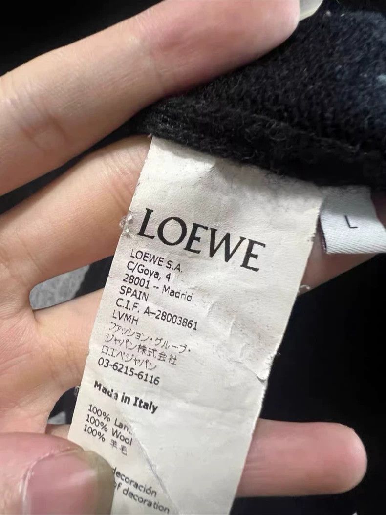 Loewe Loewe Wool Knit Sweater with Stripes - dmc Size US L / EU 52-54 / 3 - 3 Thumbnail