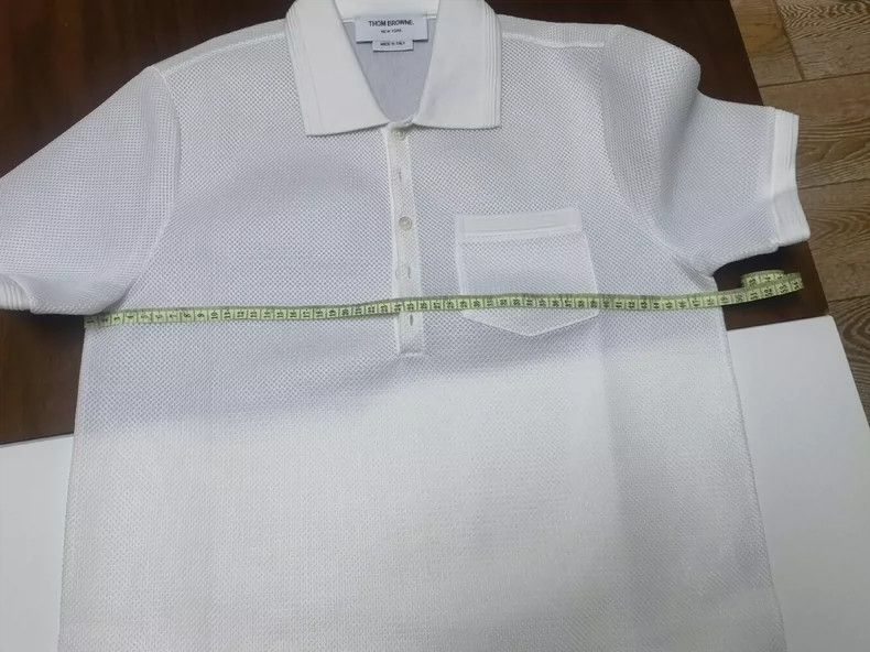 Thom Browne Thom Browne Tech Mesh Knit Polo Shirt - dmc Size US S / EU 44-46 / 1 - 6 Thumbnail