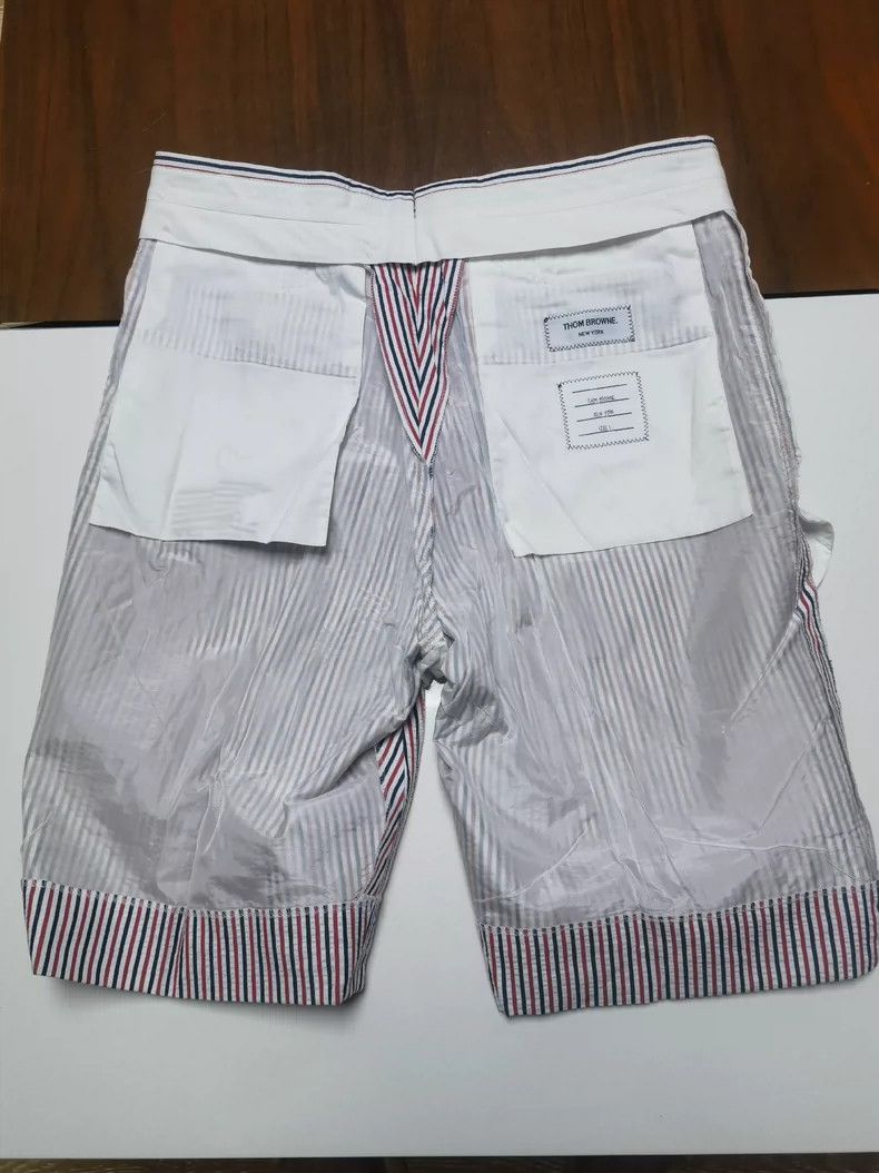 Thom Browne Thom Browne Classic Stripe Shorts - dmc Size US 32 / EU 48 - 6 Thumbnail