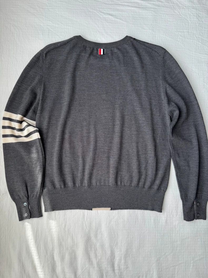 Thom Browne Thom Browne TB Knit Sweater with Stripes - dmc Size US M / EU 48-50 / 2 - 8 Thumbnail