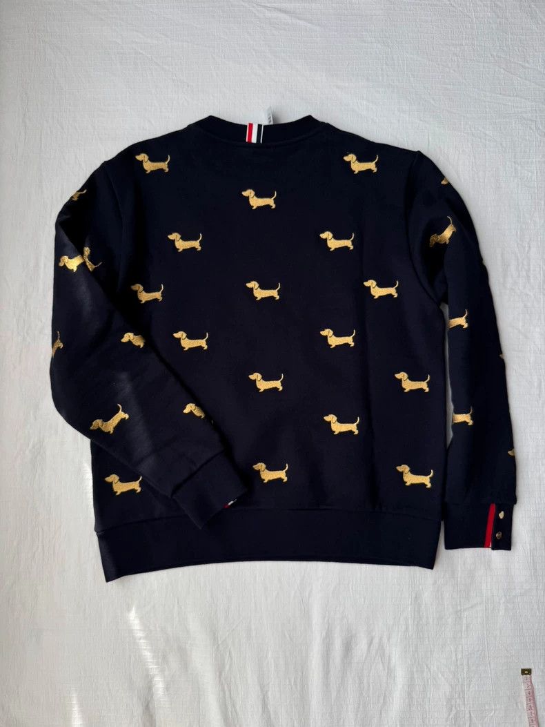 Thom Browne Thom Browne TB Gold Dog Embroidered Sweatshirt - dmc Size US M / EU 48-50 / 2 - 8 Thumbnail