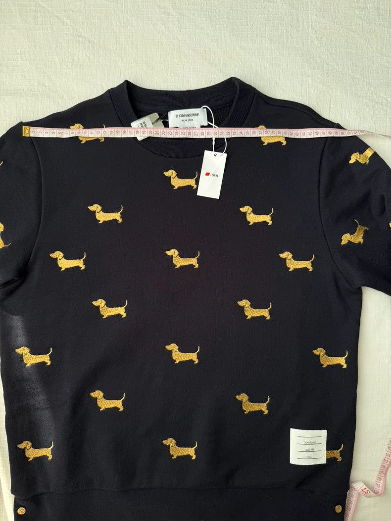 Thom Browne Thom Browne TB Gold Dog Embroidered Sweatshirt - dmc Size US M / EU 48-50 / 2 - 6 Thumbnail