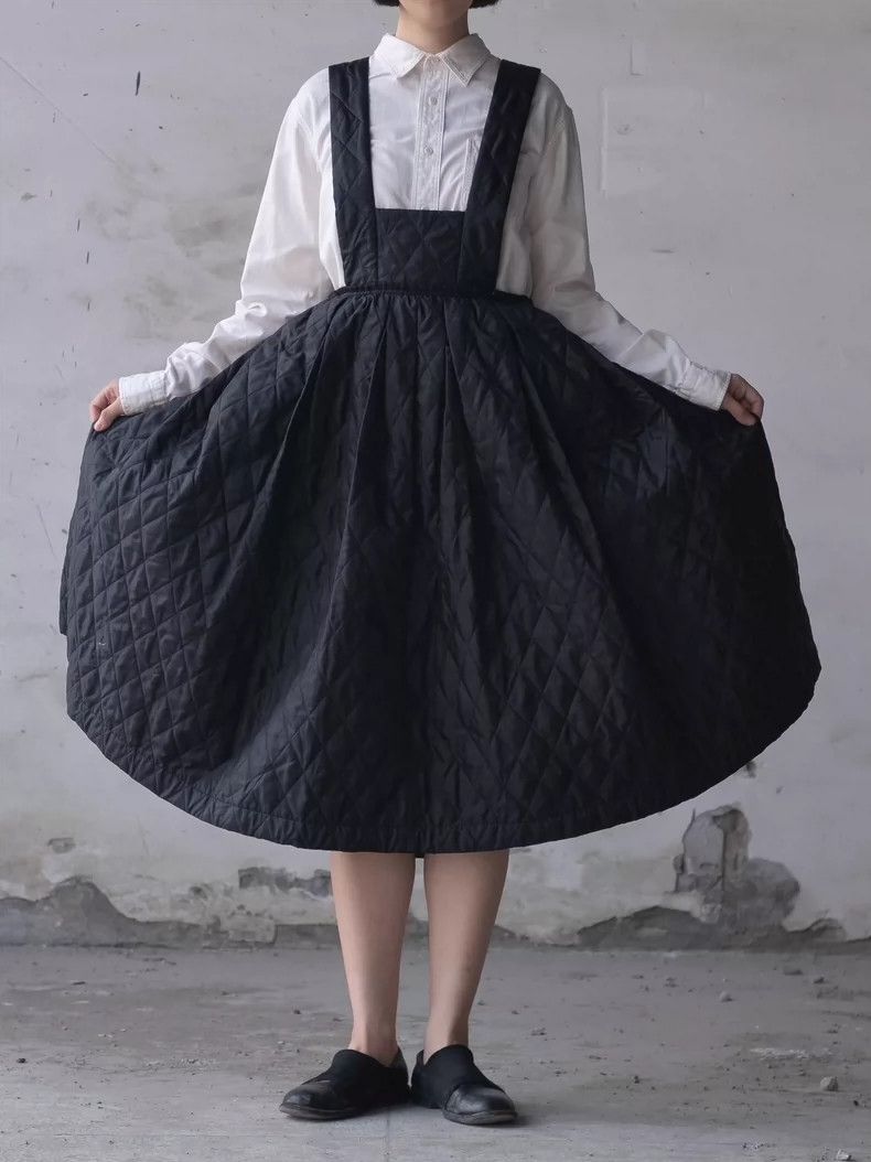 Comme des Garcons COMME des GARCONS Black Quilted Jumpsuit - dmc Size US 33 - 3 Thumbnail
