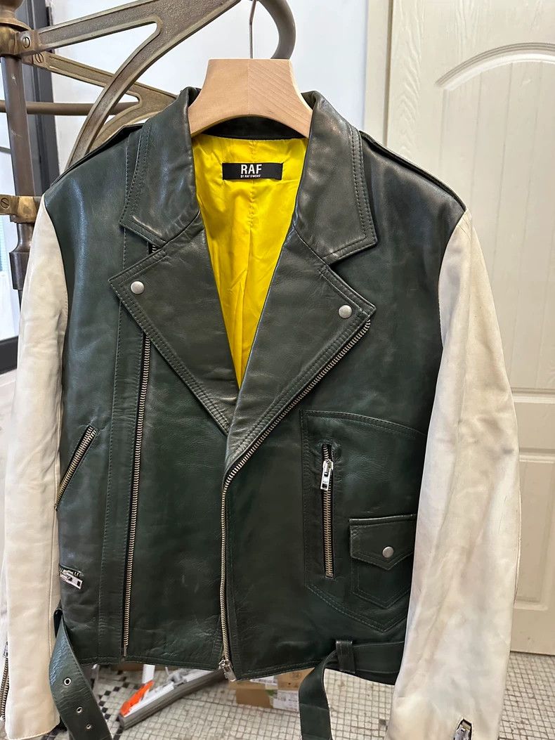 Raf Simons 2006 Raf Simons Black Leather Rider Jacket - dmc Size US L / EU 52-54 / 3 - 3 Thumbnail