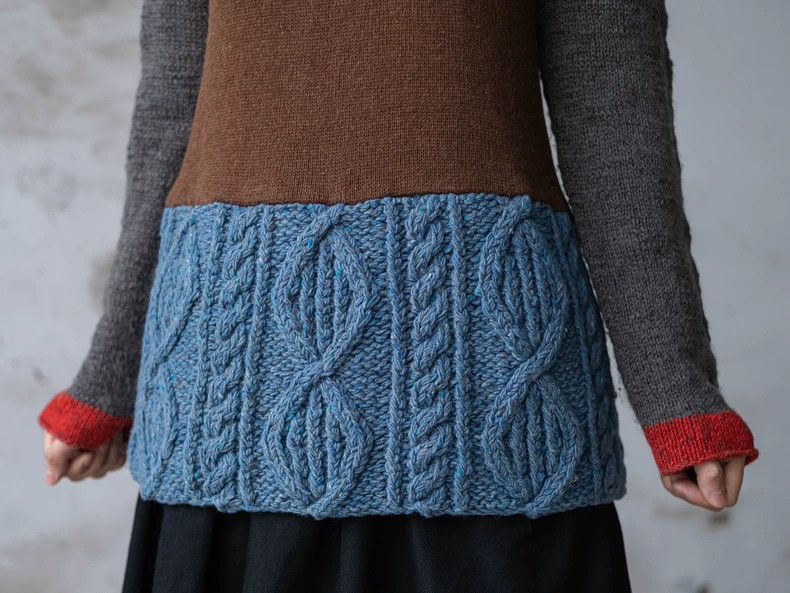 Comme des Garcons COMME des GARCONS Brown Blue Knit Sweater - dmc Size US M / EU 48-50 / 2 - 6 Thumbnail