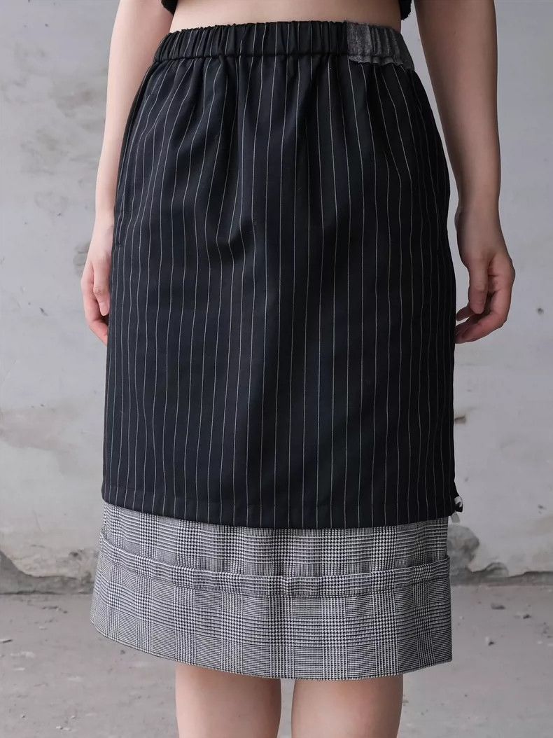 Comme des Garcons COMME des GARCONS Vintage Striped Skirt - dmc Size US 36 / EU 52 - 3 Thumbnail