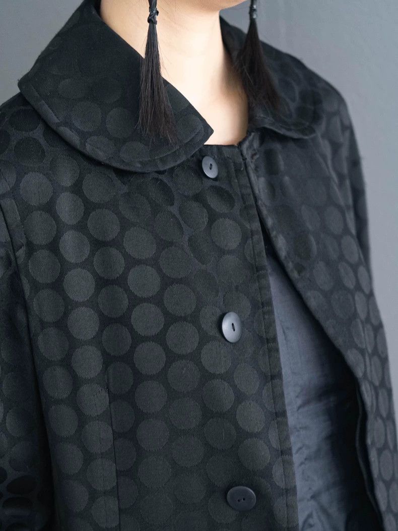 Comme des Garcons COMME des GARCONS Polka Dot Trench Coat - dmc Size US M / EU 48-50 / 2 - 7 Thumbnail